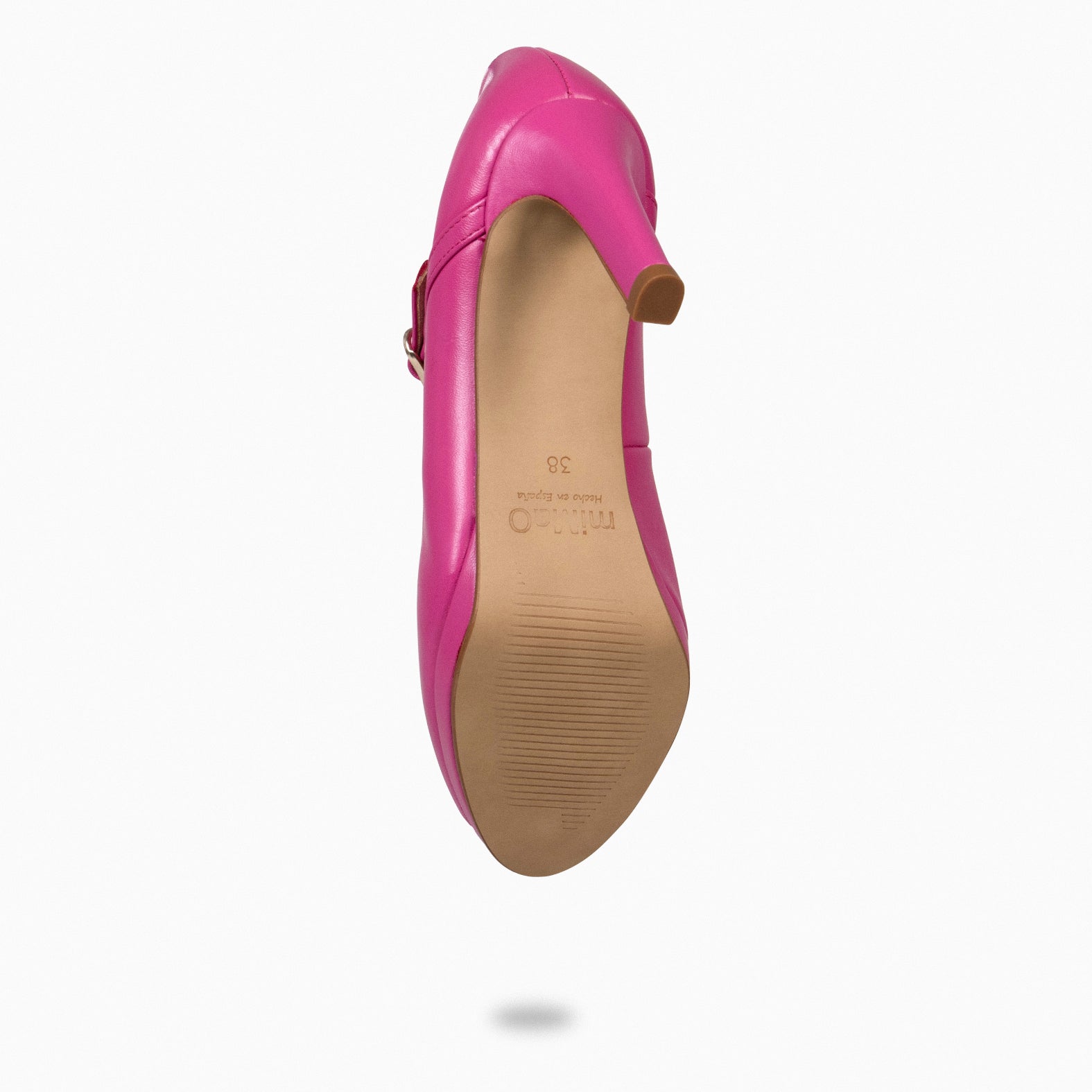 CASSIS - Zapato Peep Toe con correa FUCSIA
