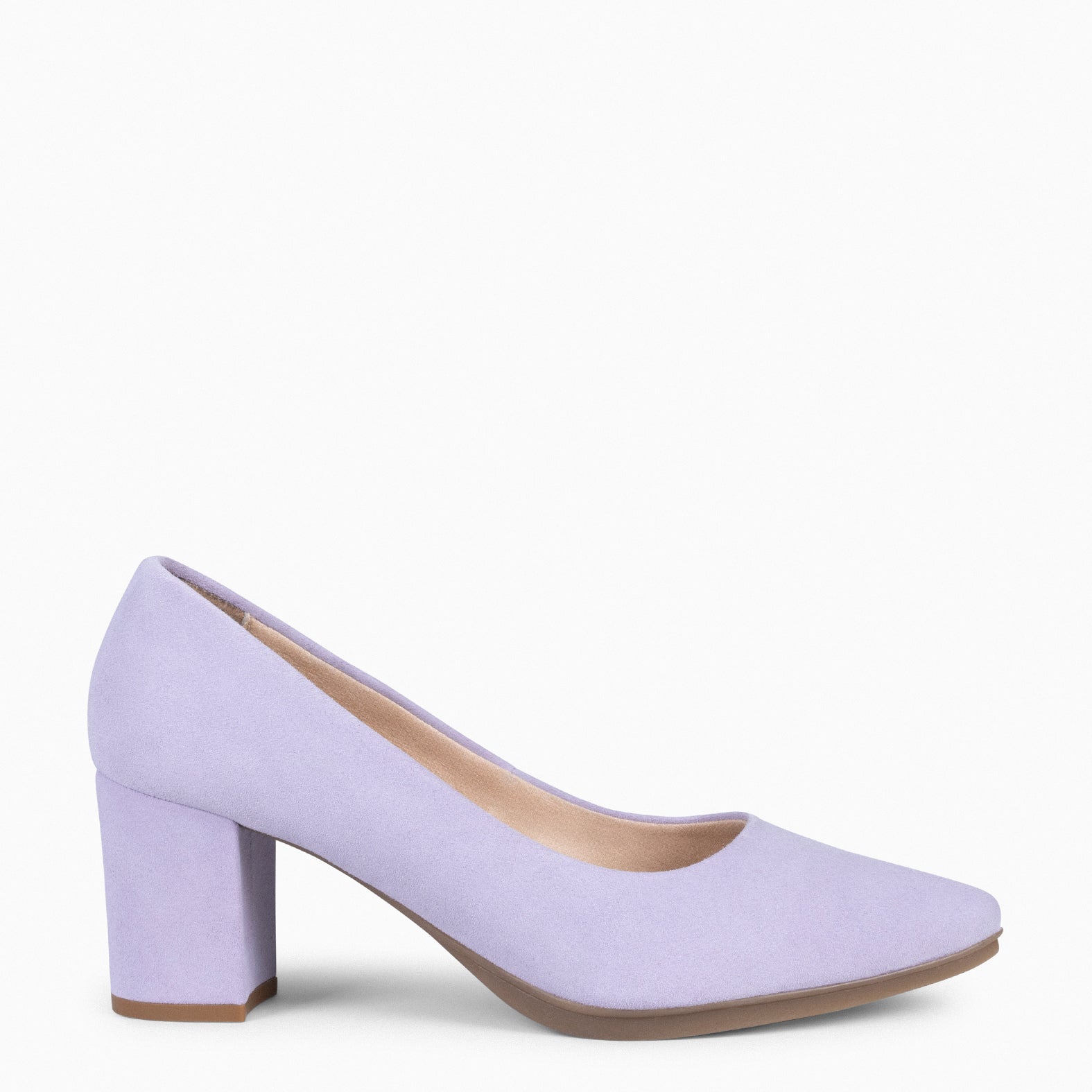 URBAN S - Zapato de tacón medio ante LILA