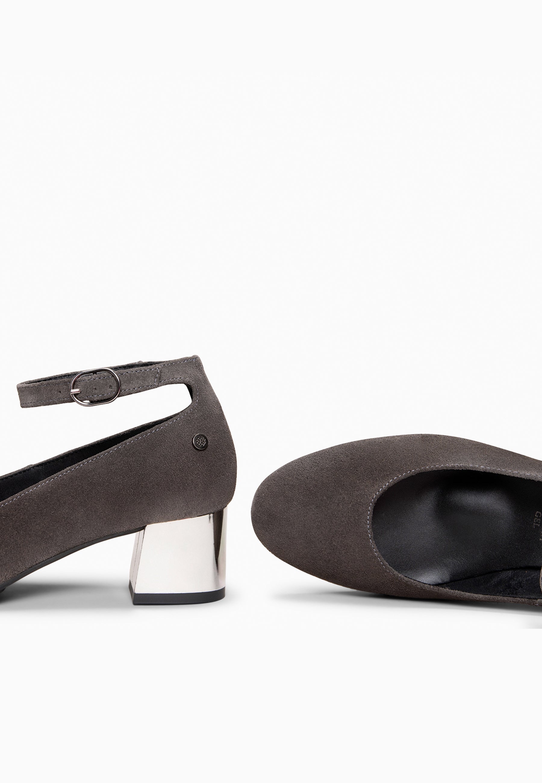 URBAN STAR - Zapato de tacón medio GRIS
