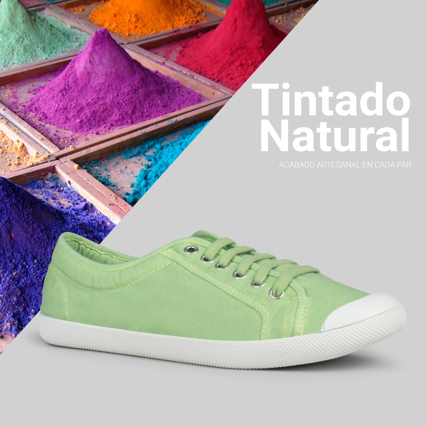 BAOBAB – Zapatilla deportiva de algodón de IO&GO KAKI