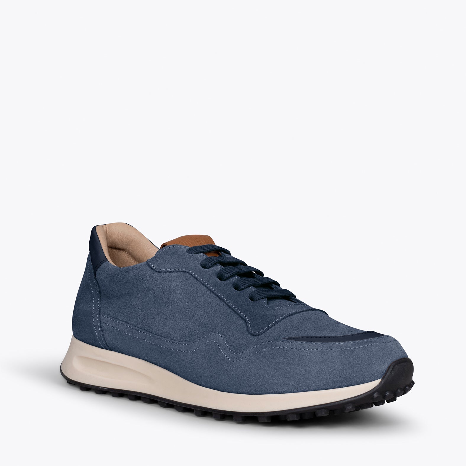 BOSTON - Zapatillas de piel para hombre JEANS