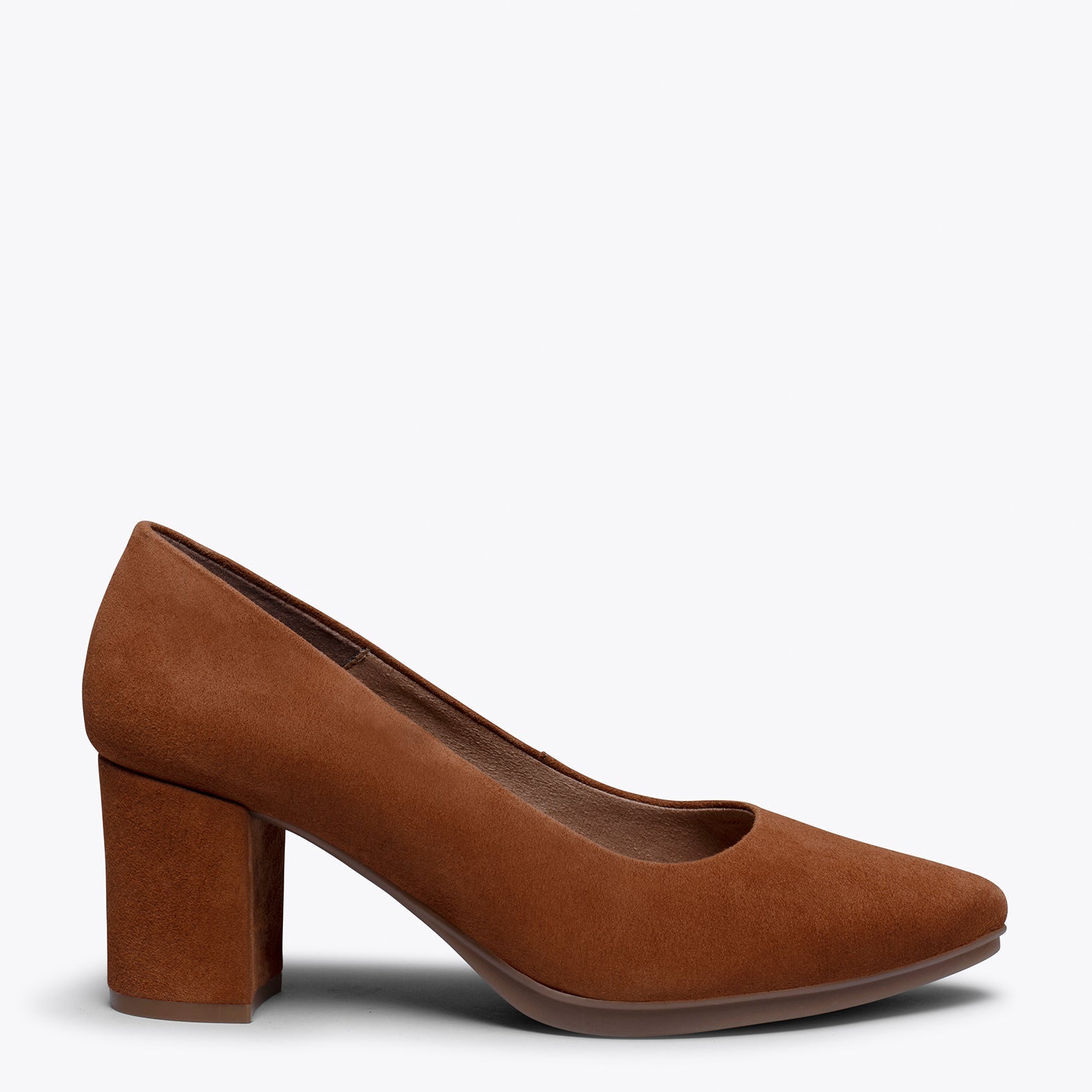 URBAN S -  Zapato de tacón medio MARRÓN