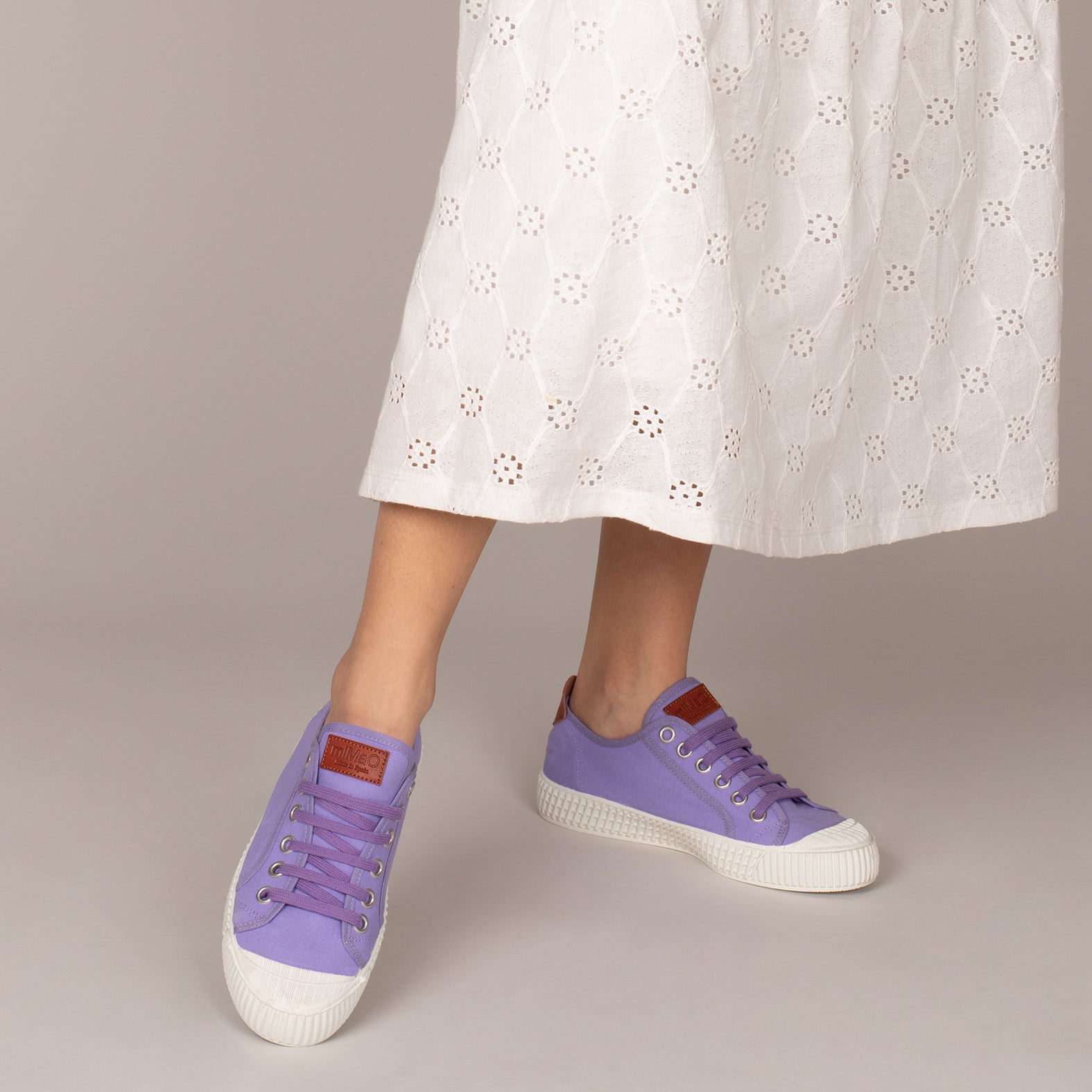 BAMBA Zapatillas de lona LILAS para mujer
