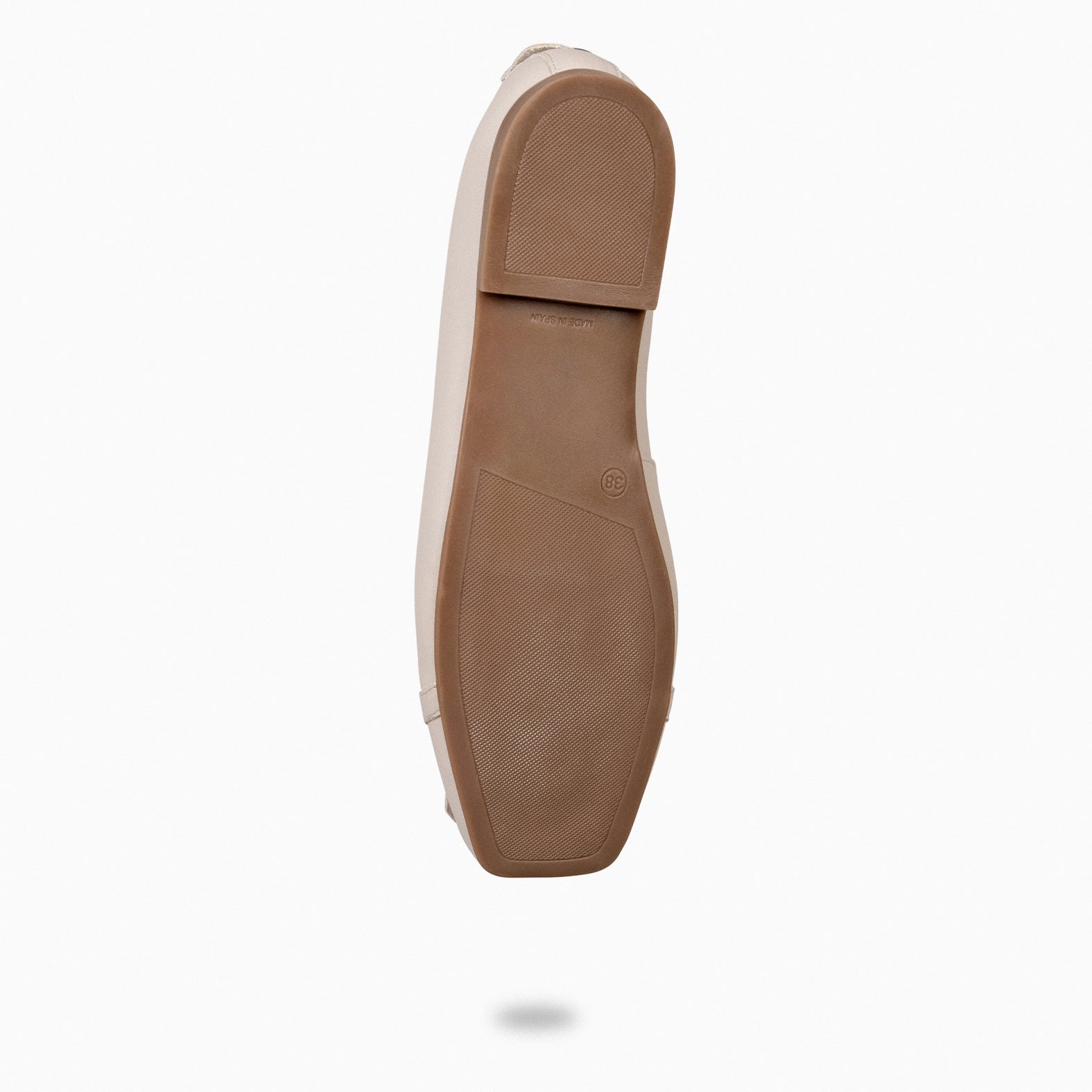 ZOY - Manoletina con puntera cuadrada BEIGE