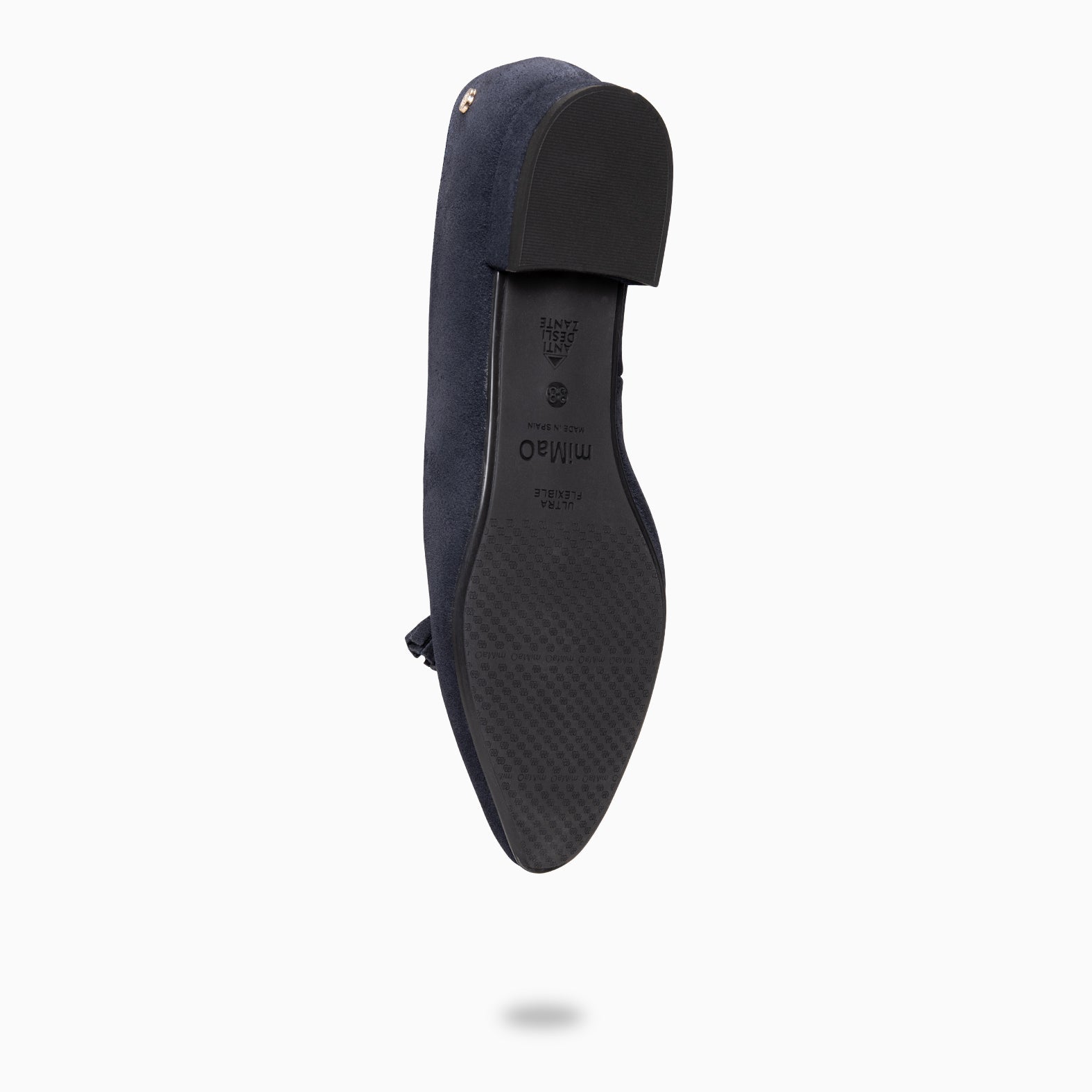 ADISA  – Mocasines de piel de serraje MARINO