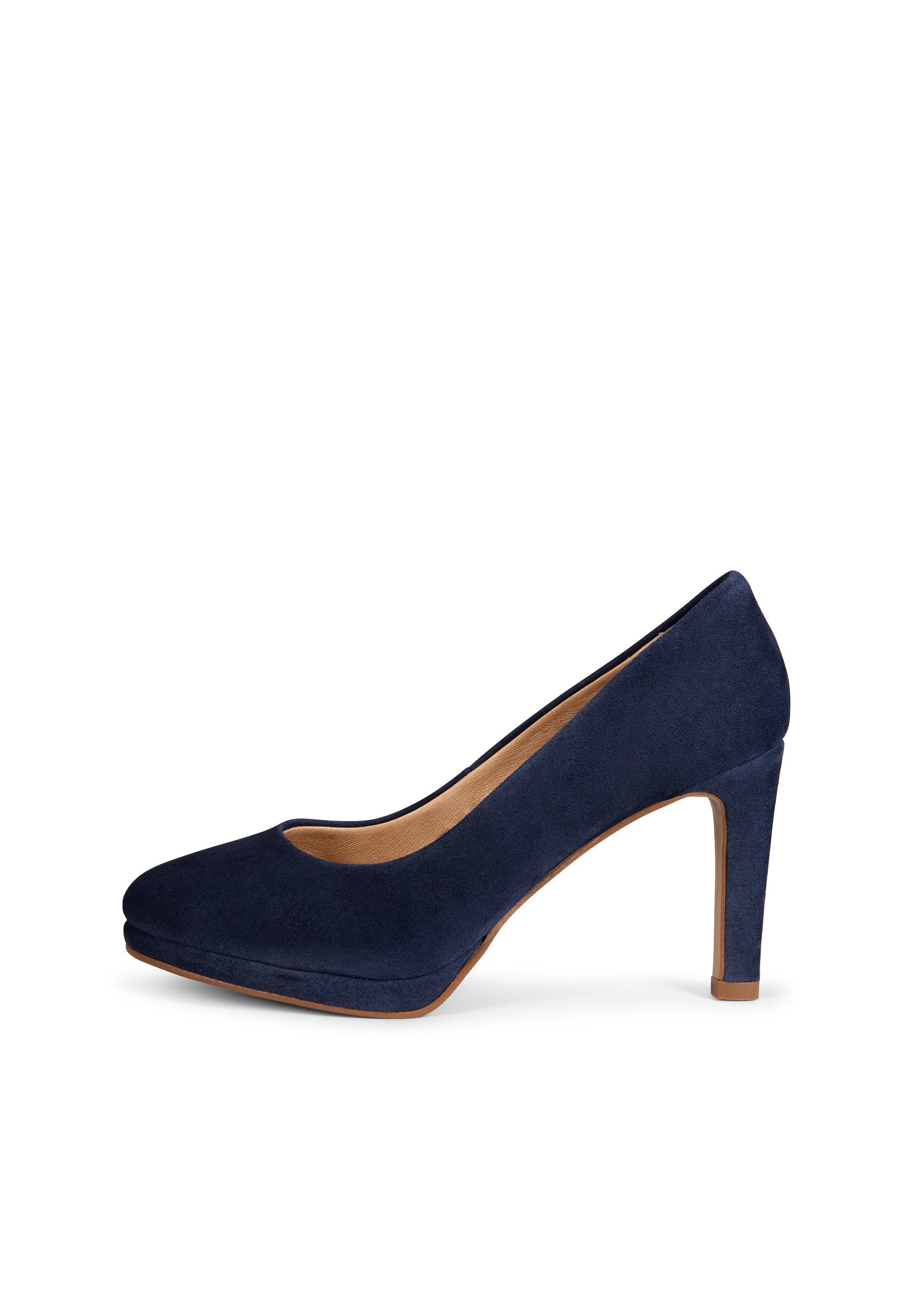 PLATAFORMA - Zapatos de tacón alto y plataforma MARINO
