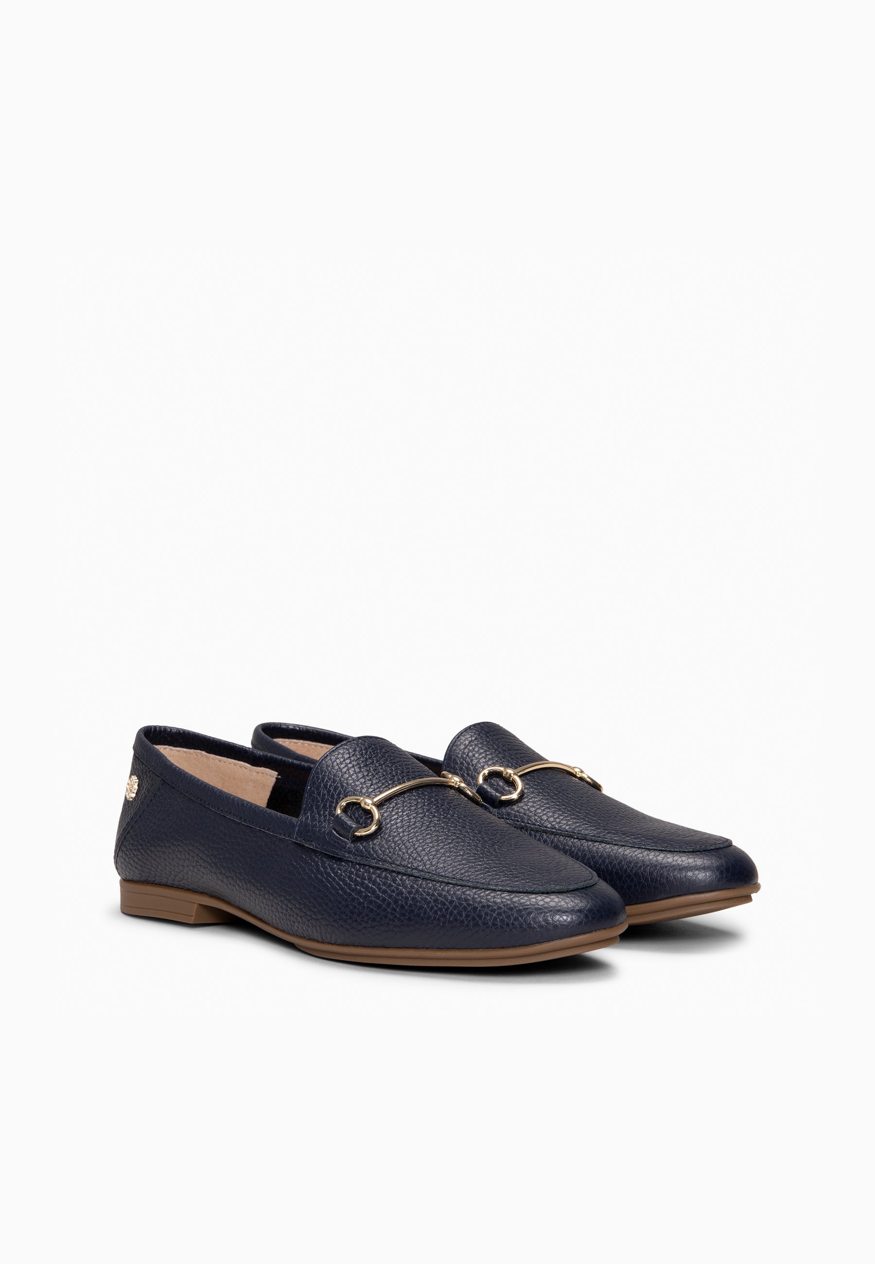 STYLE – Mocasines planos con adorno metalizado MARINO