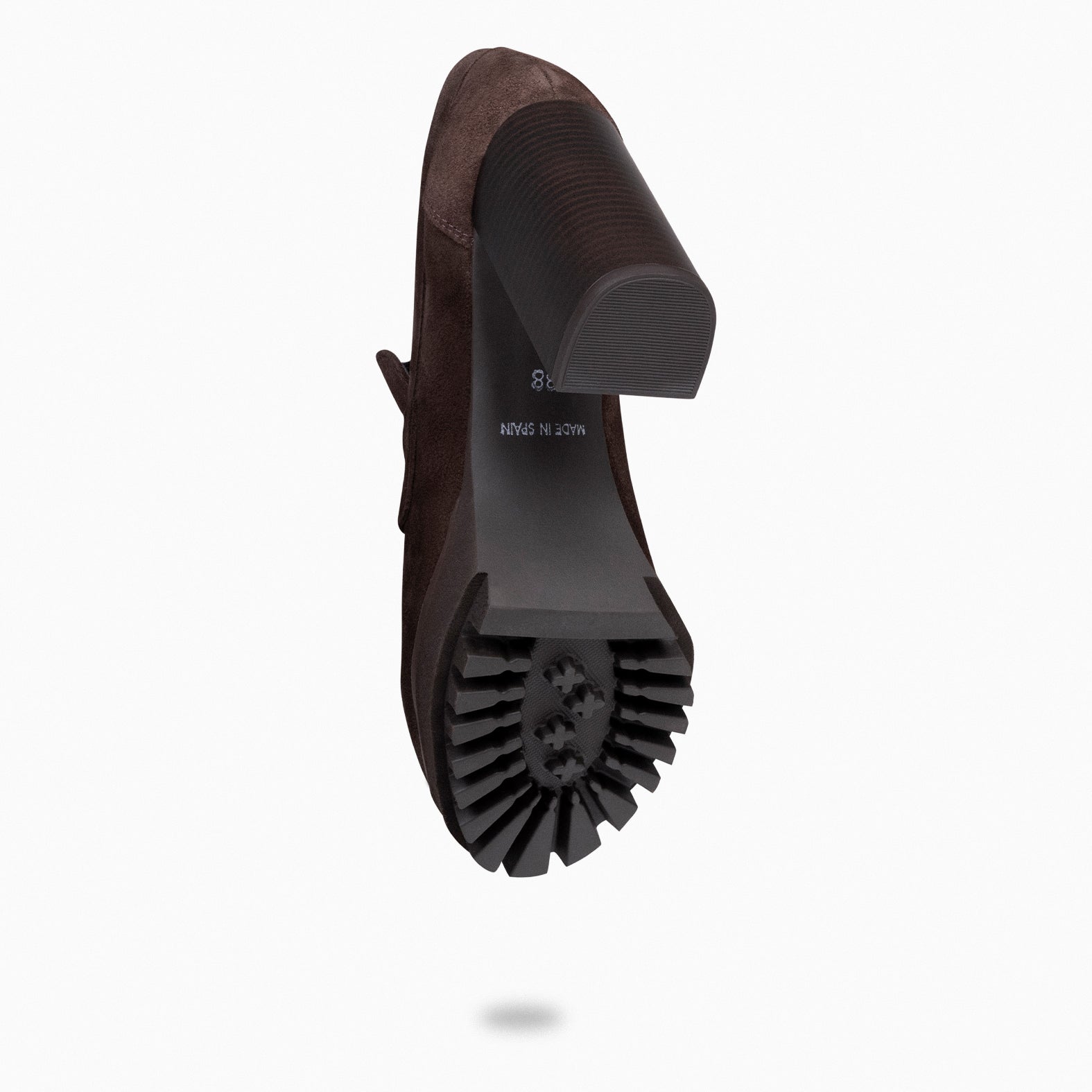 TREND – Mocasín con tacón y plataforma MARRÓN
