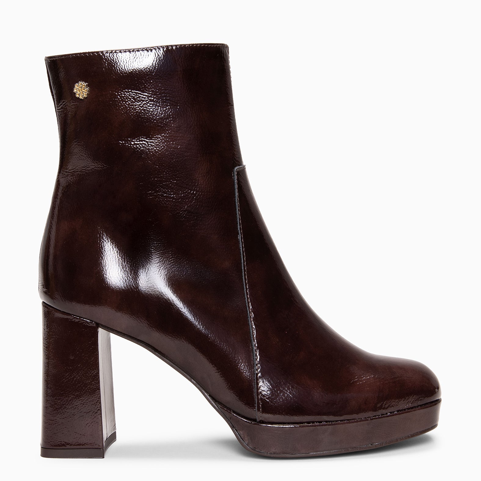 NOX - Botines de tacón alto MARRON