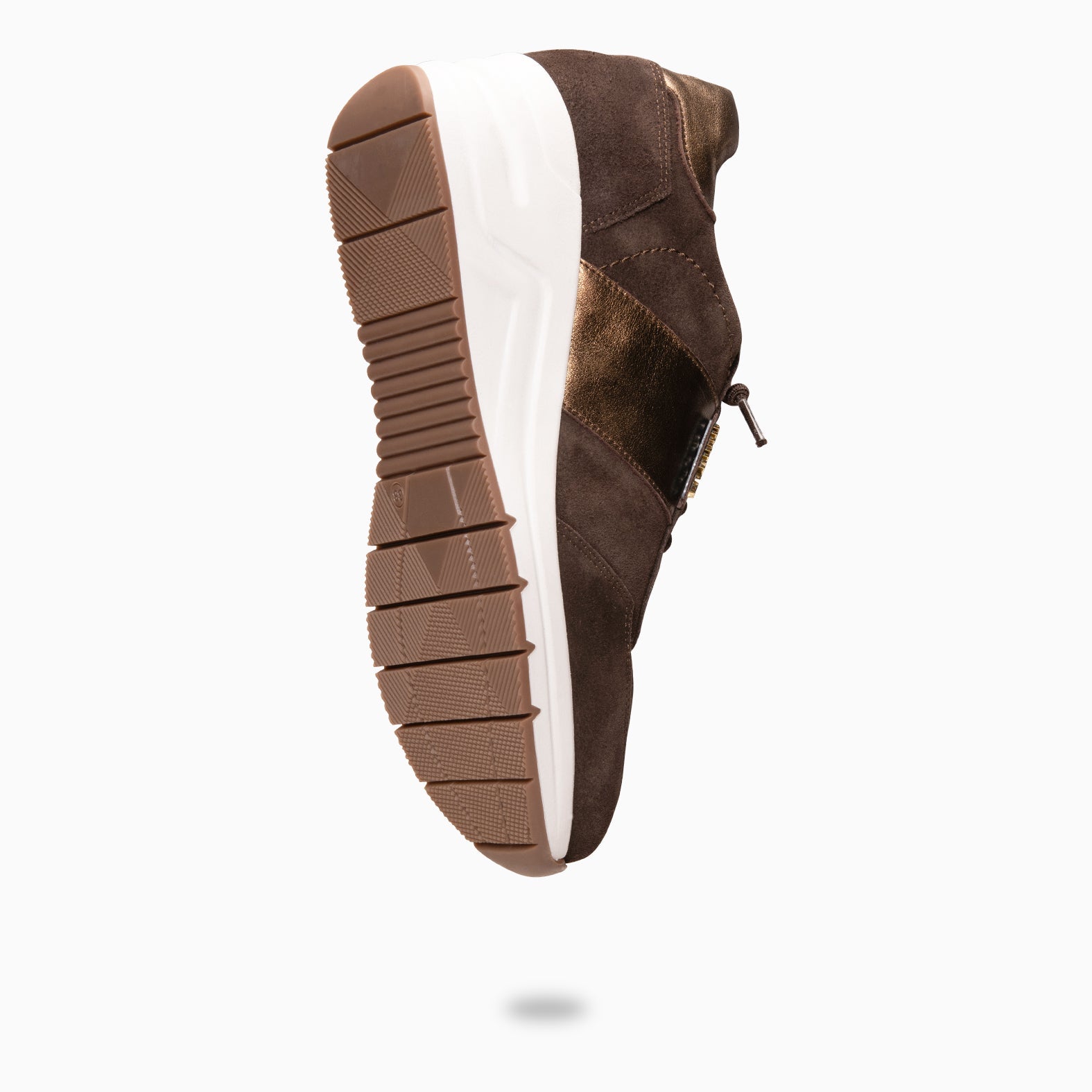 PAU - Zapatillas con cuña MARRON