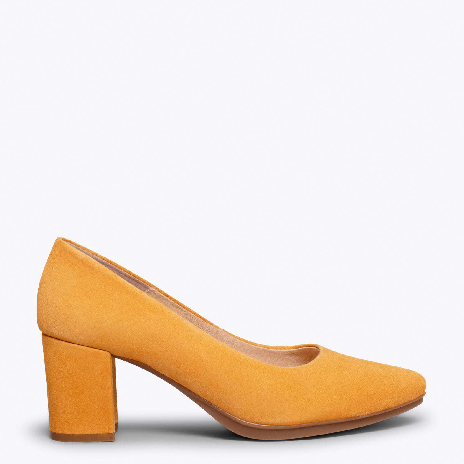 URBAN S Zapatos de tacón medio MOSTAZA