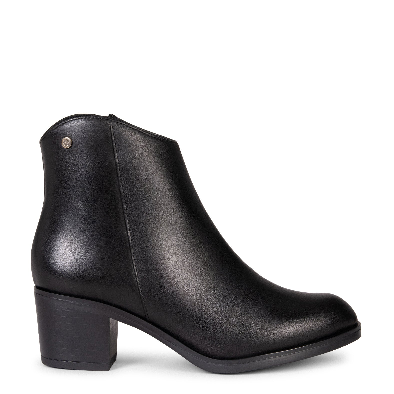 PRESTON – Botines con tacón ancho NEGRO