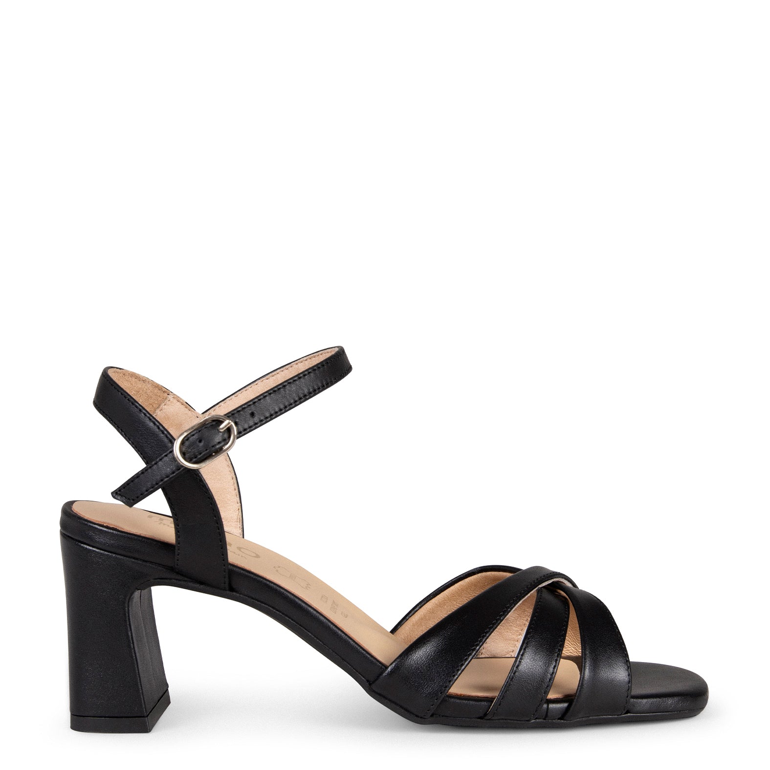 PAULA - Sandalias de fiesta con tacón NEGRO