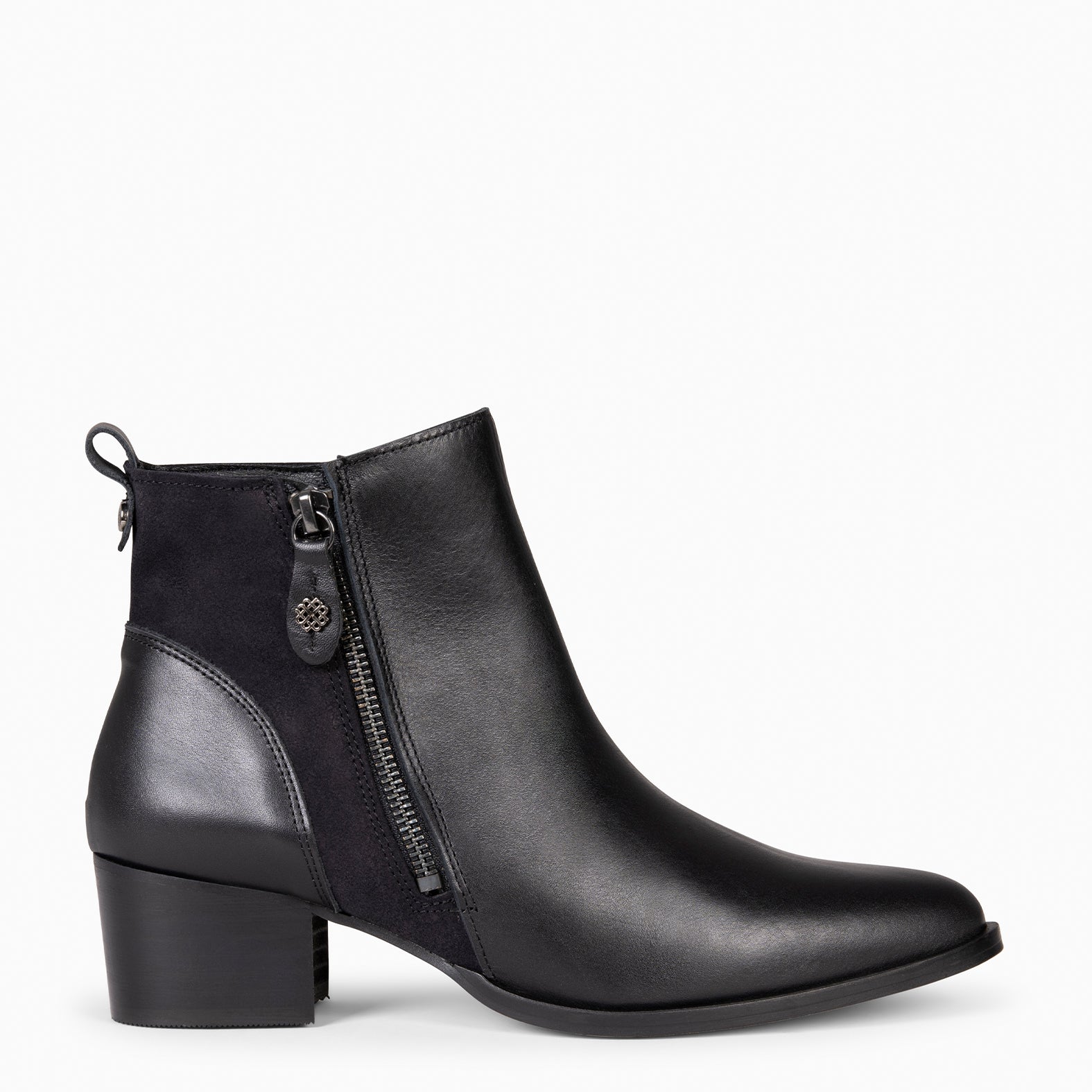 REBECA - Botines de tacón NEGRO