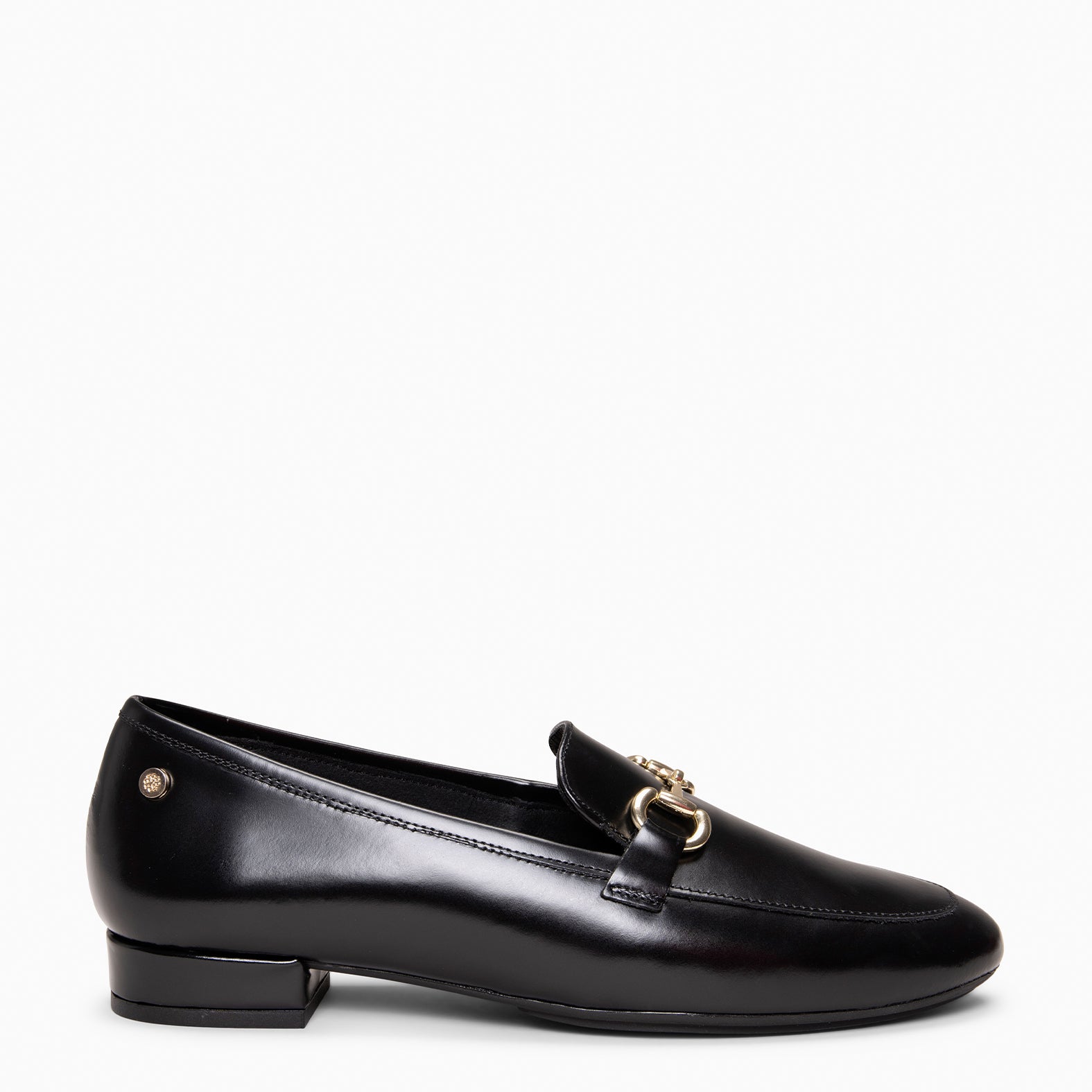ELOISE - Mocasines planos con adorno NEGRO