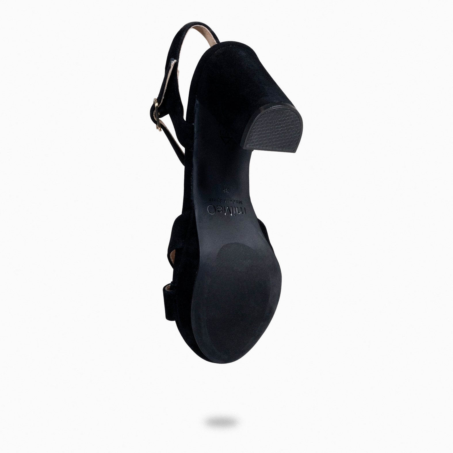 PARIS – Sandalias de fiesta con tacón alto y plataforma NEGRO