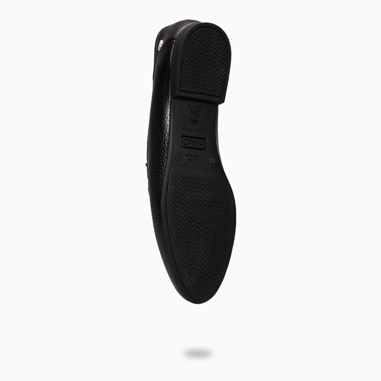 STYLE – Mocasines planos con adorno metalizado NEGRO
