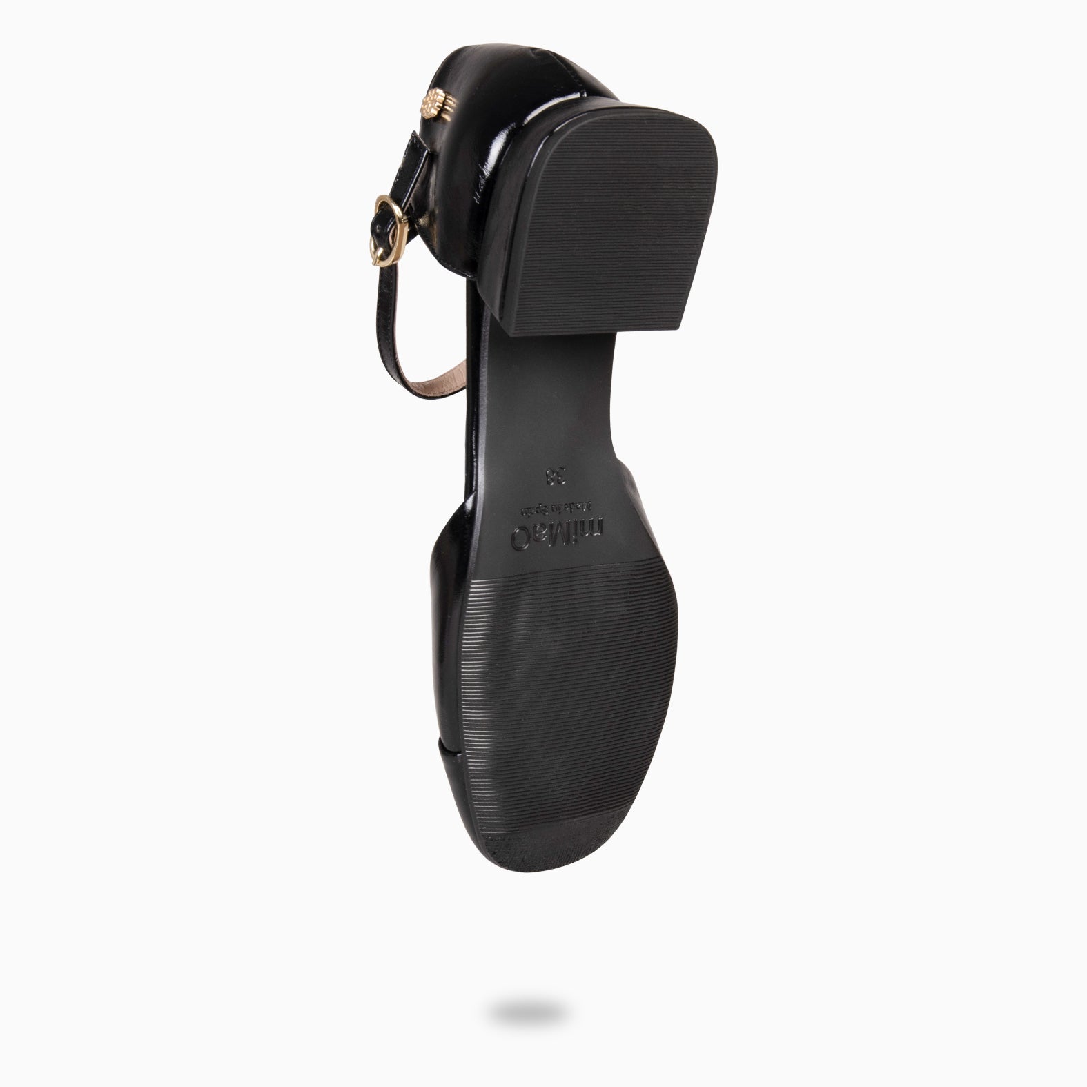 EMILY - ZAPATOS DE TACÓN BAJO NEGRO