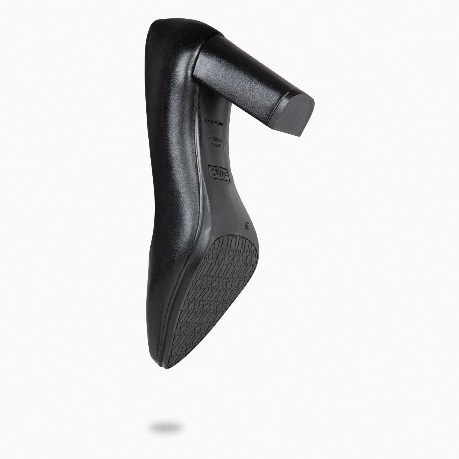 URBAN SALON – Zapatos de tacón alto de napa NEGRO