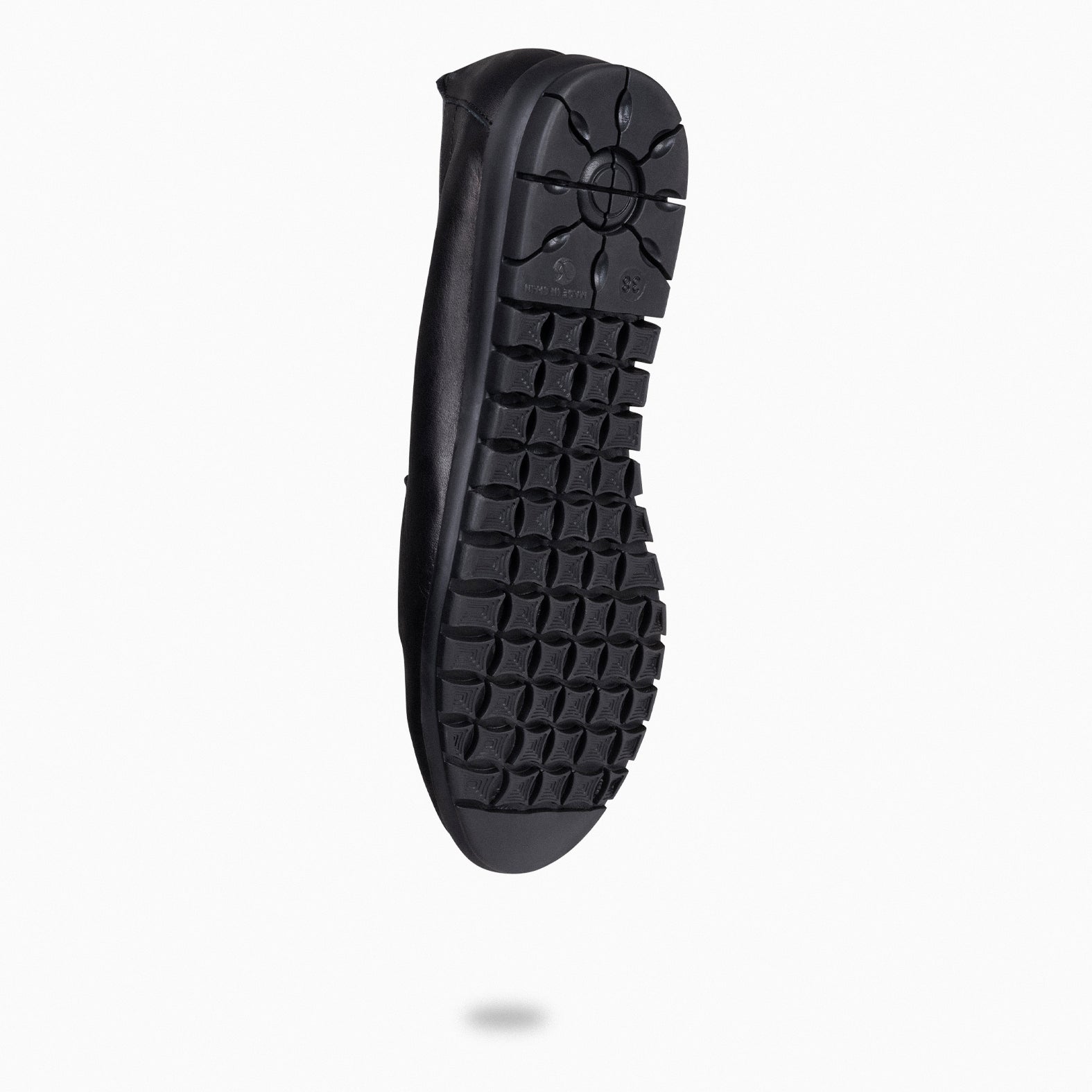 360 - Mocasines cómodos NEGRO