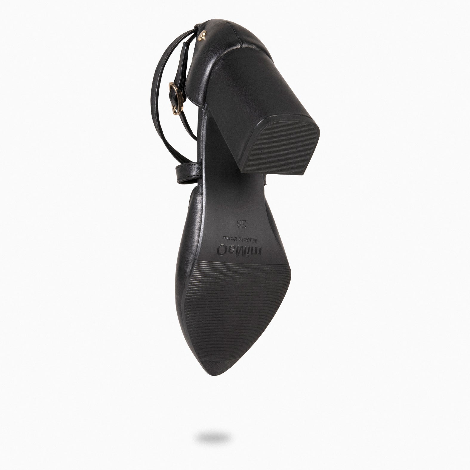 ARIEL - Zapato de tacón ancho NEGRO