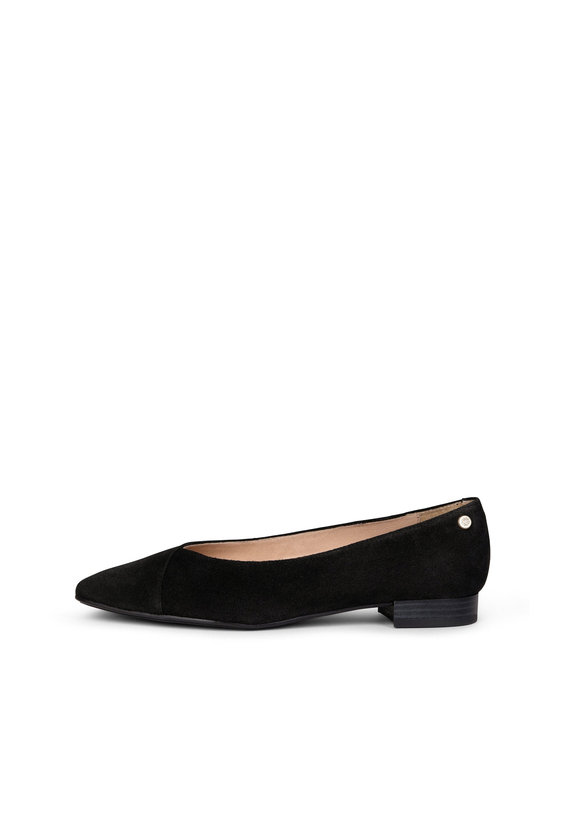 MARIE - Zapatos de tacón Bajo de punta fina NEGRO