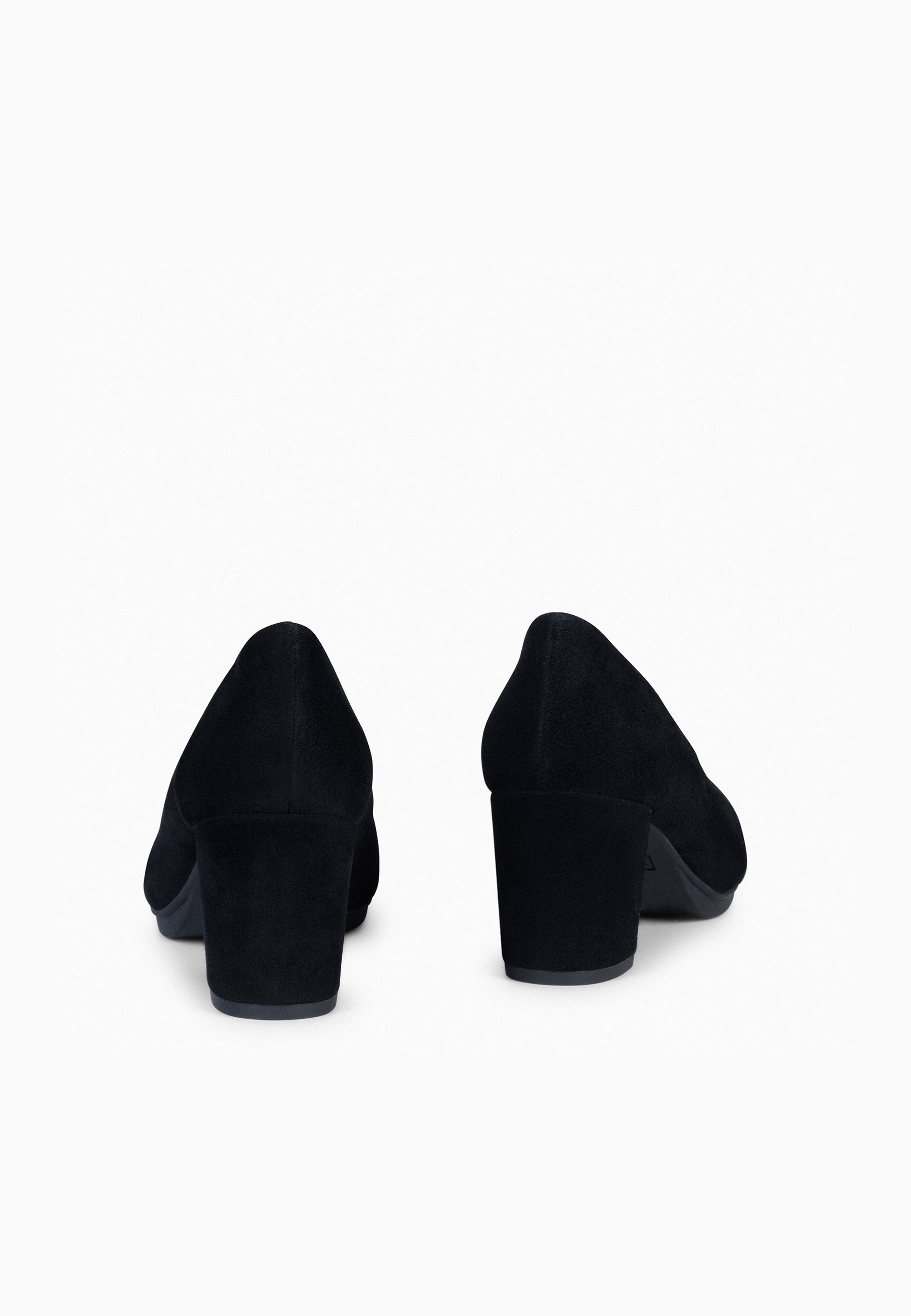 URBAN S - Zapato de tacón medio ante NEGRO