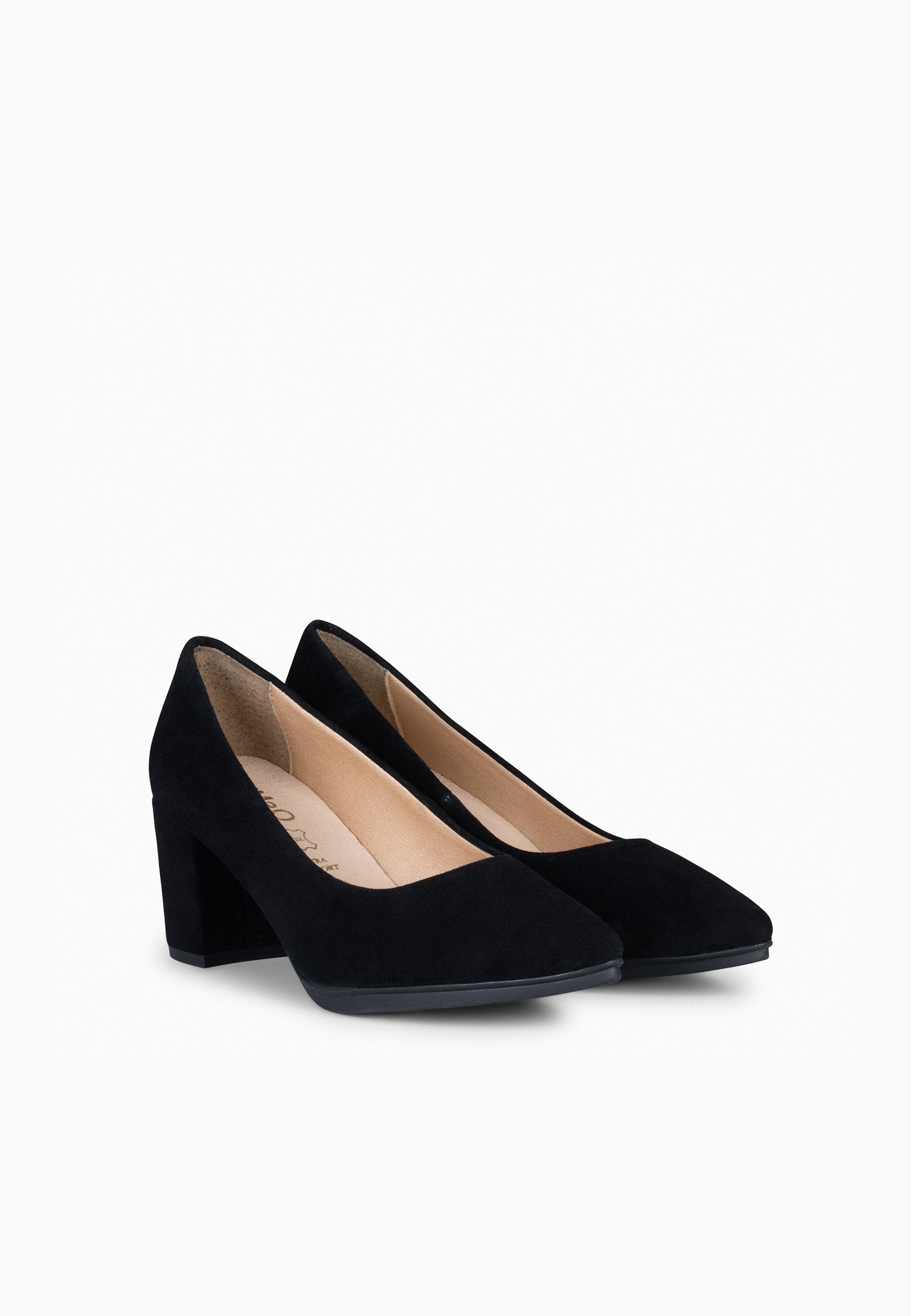 URBAN S - Zapato de tacón medio ante NEGRO