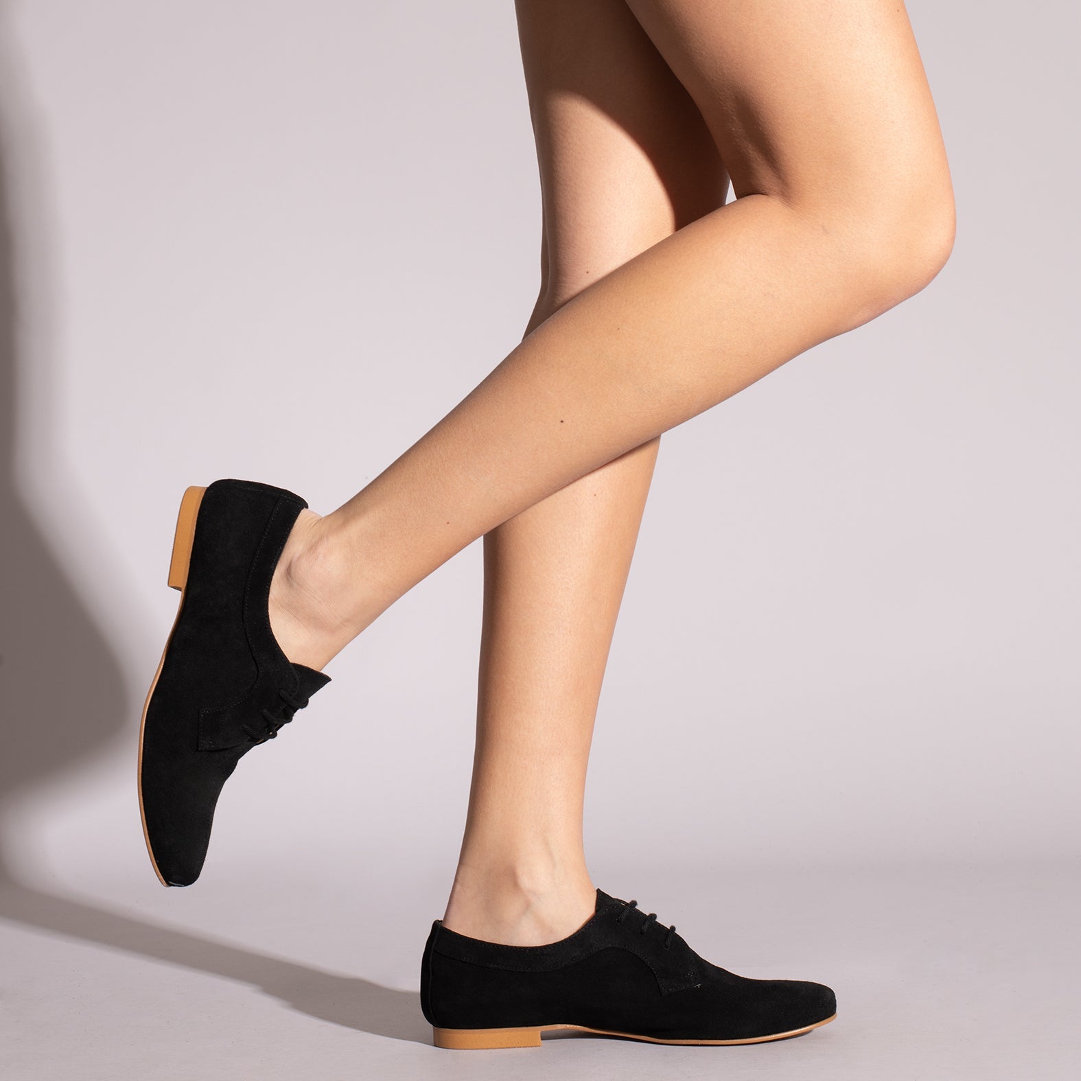 BLUCHER – Zapato con cordones NEGRO de mujer