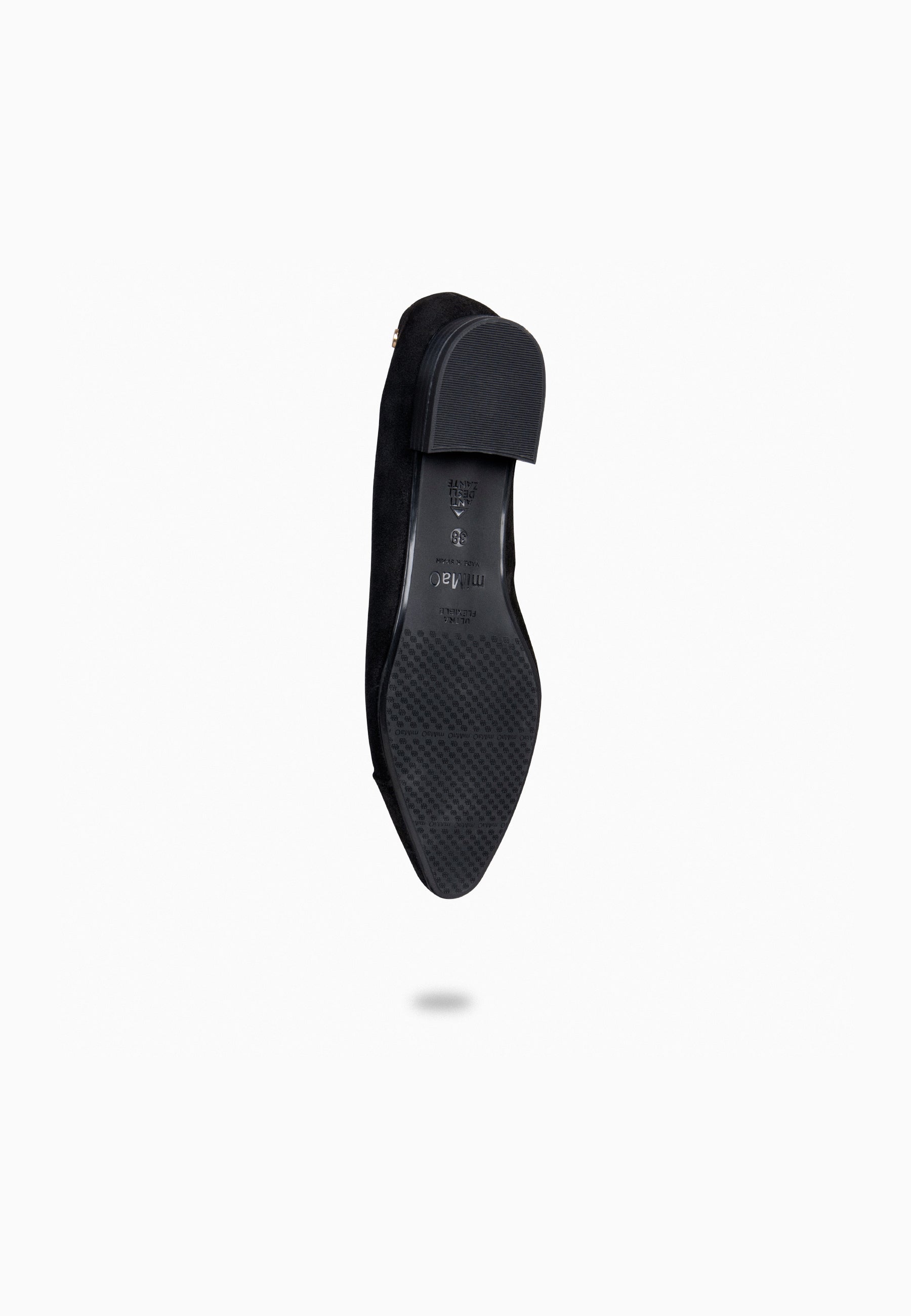 MARIE - Zapatos de tacón Bajo de punta fina NEGRO