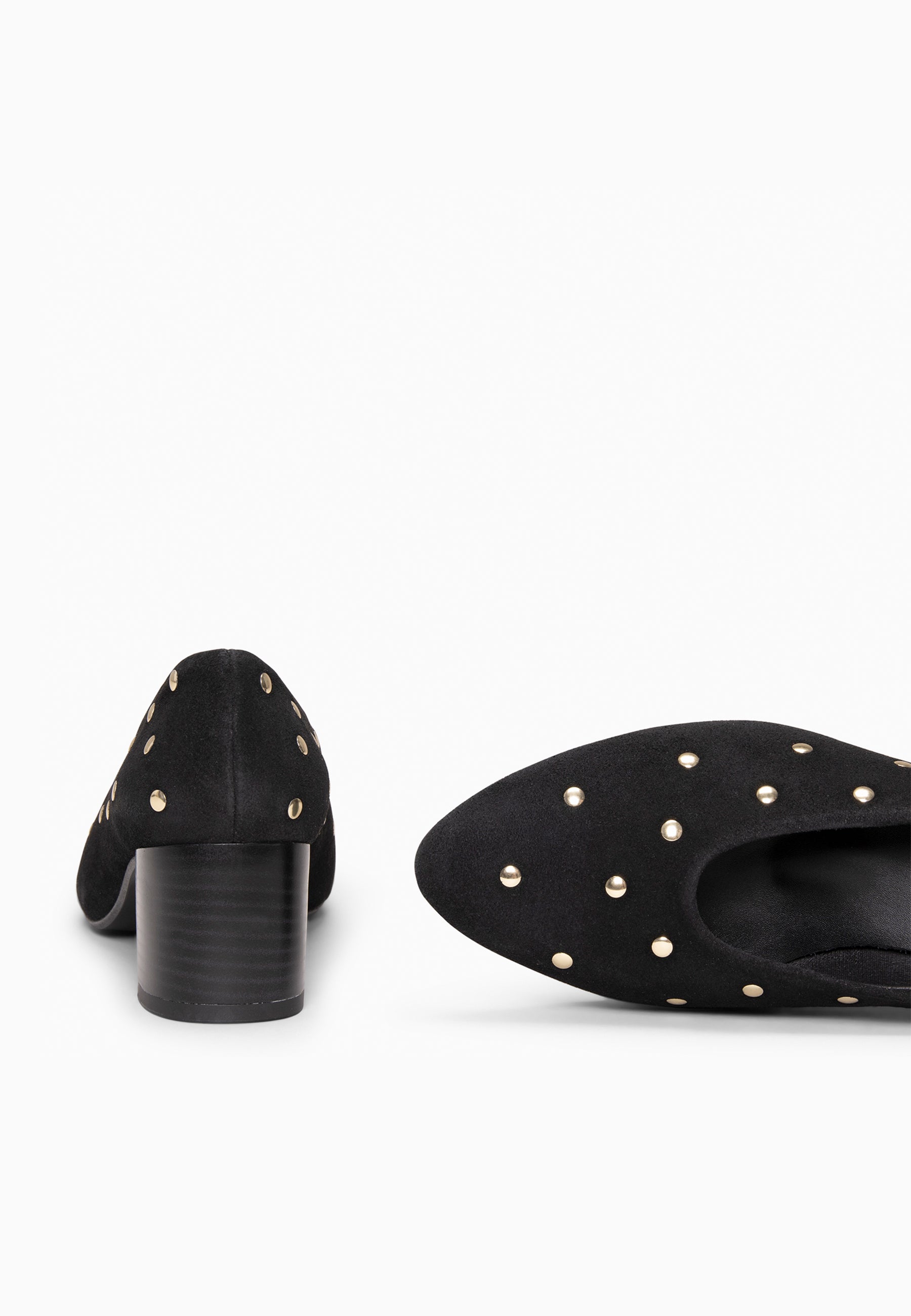 URBAN STYLE TACHAS - Zapatos de tacón ancho NEGRO