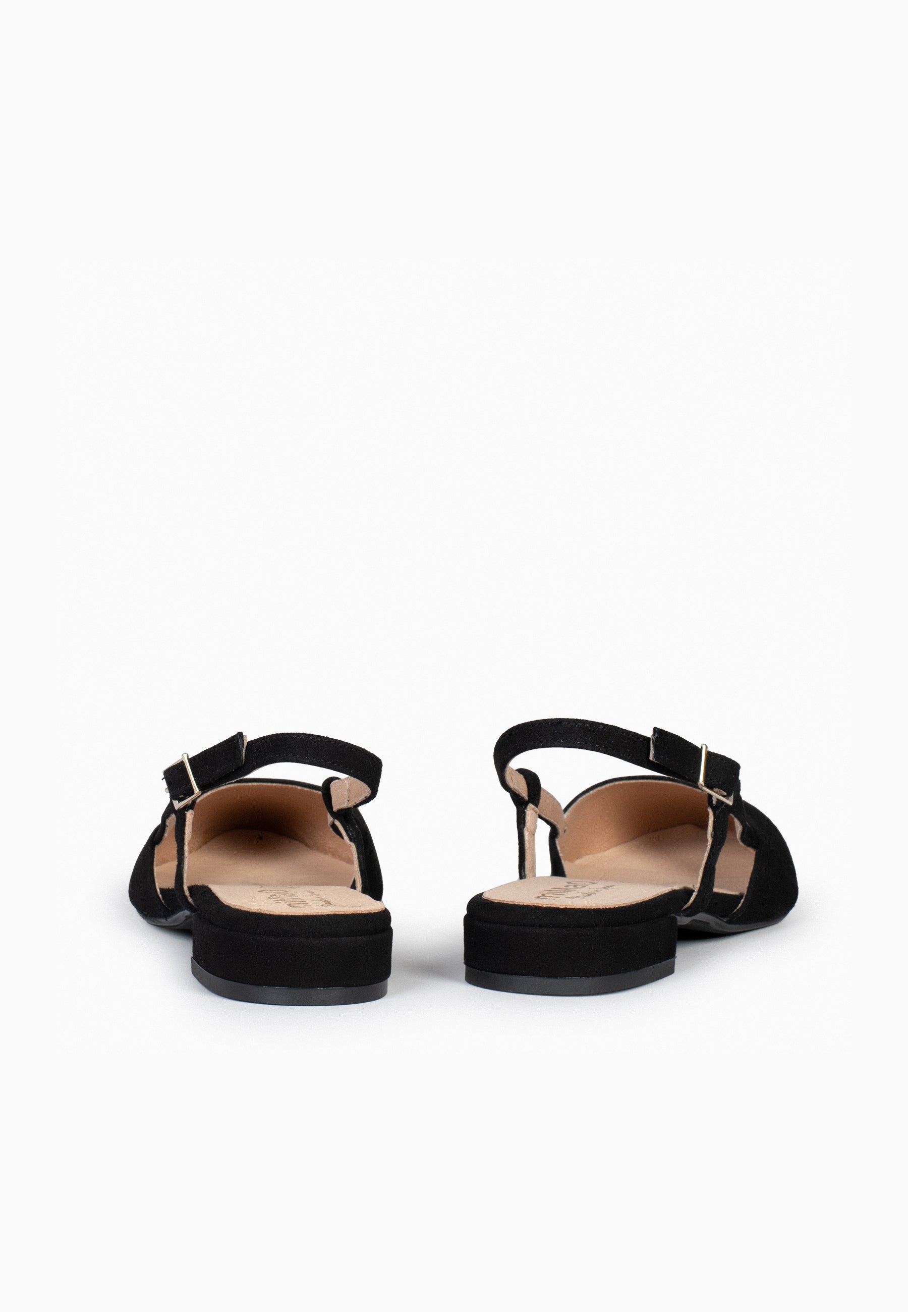 BRUNCH - Zapatos Planos Destalonados NEGRO
