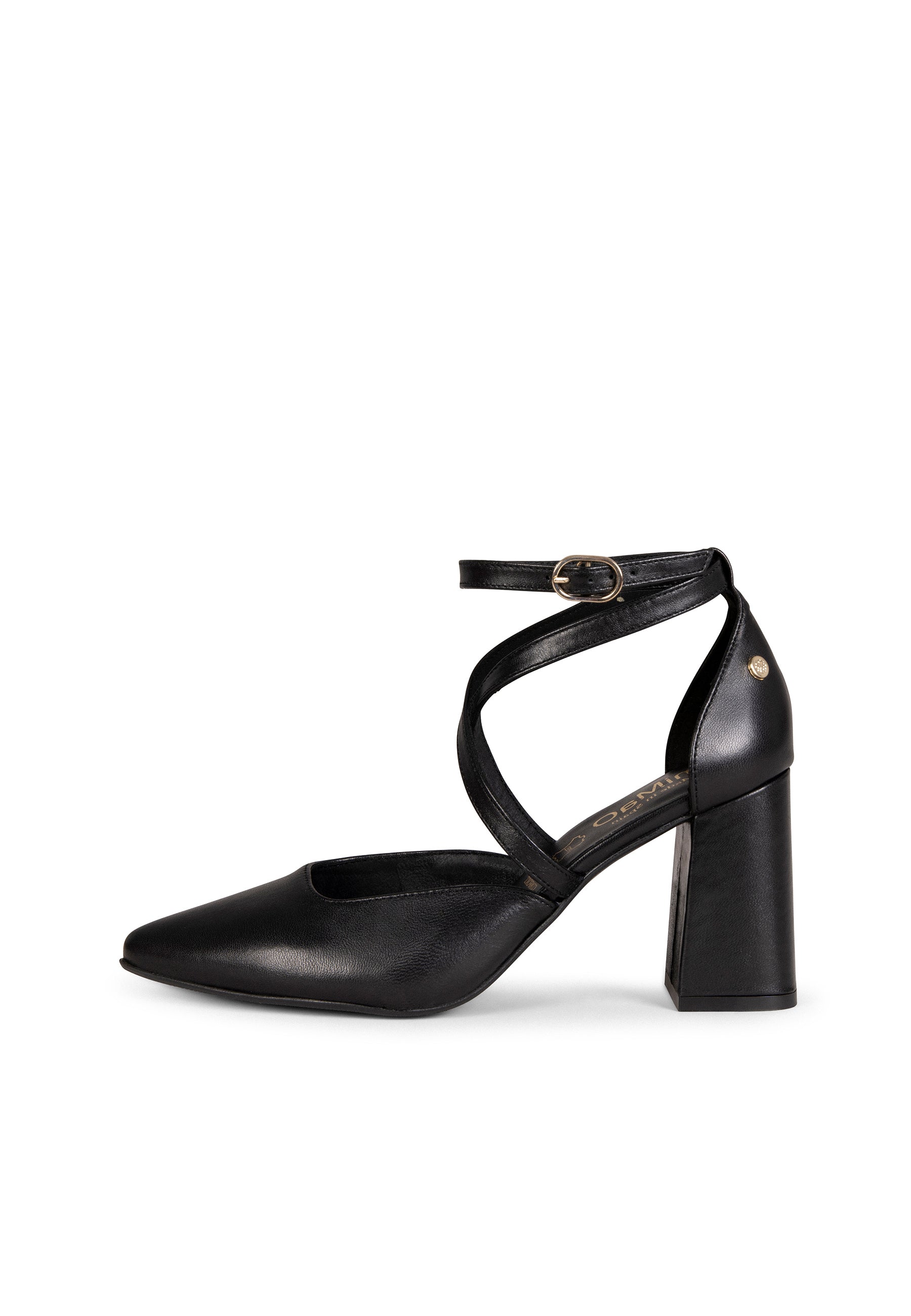 ARIEL - Zapato de tacón ancho NEGRO
