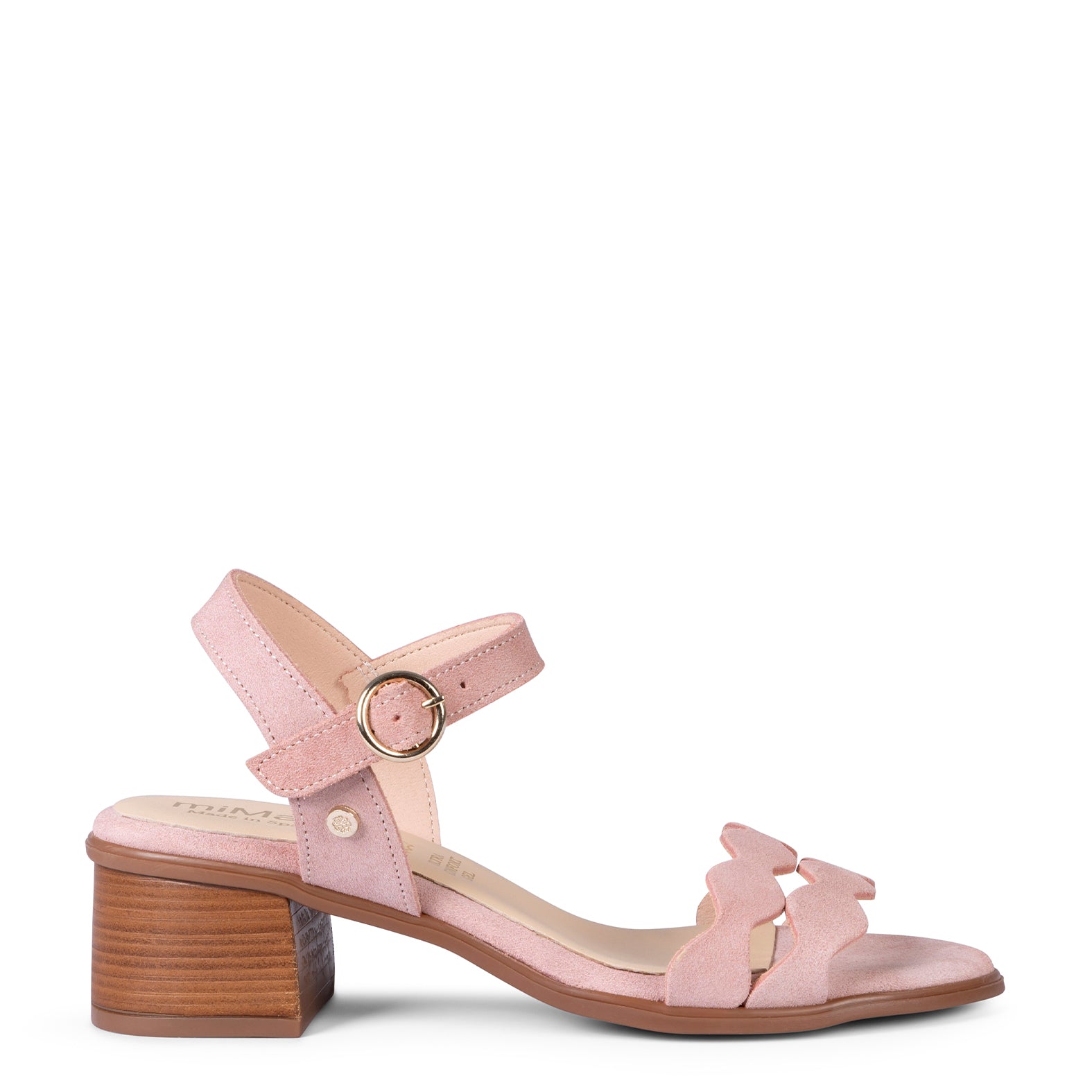 LETY - SANDALIA DE TACÓN DE VESTIR ROSA