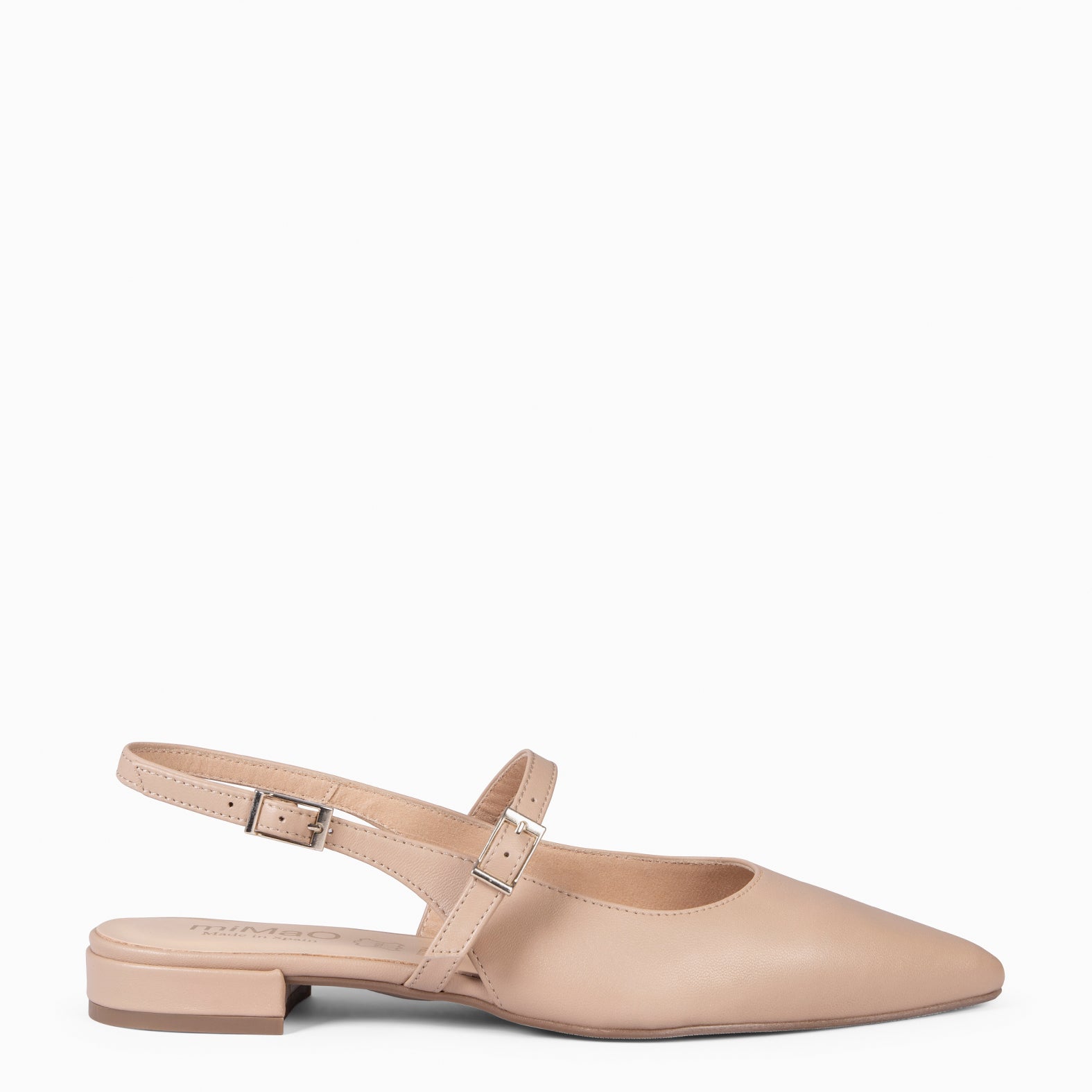 EVA - ZAPATOS ELEGANTES DESTALONADOS NUDE