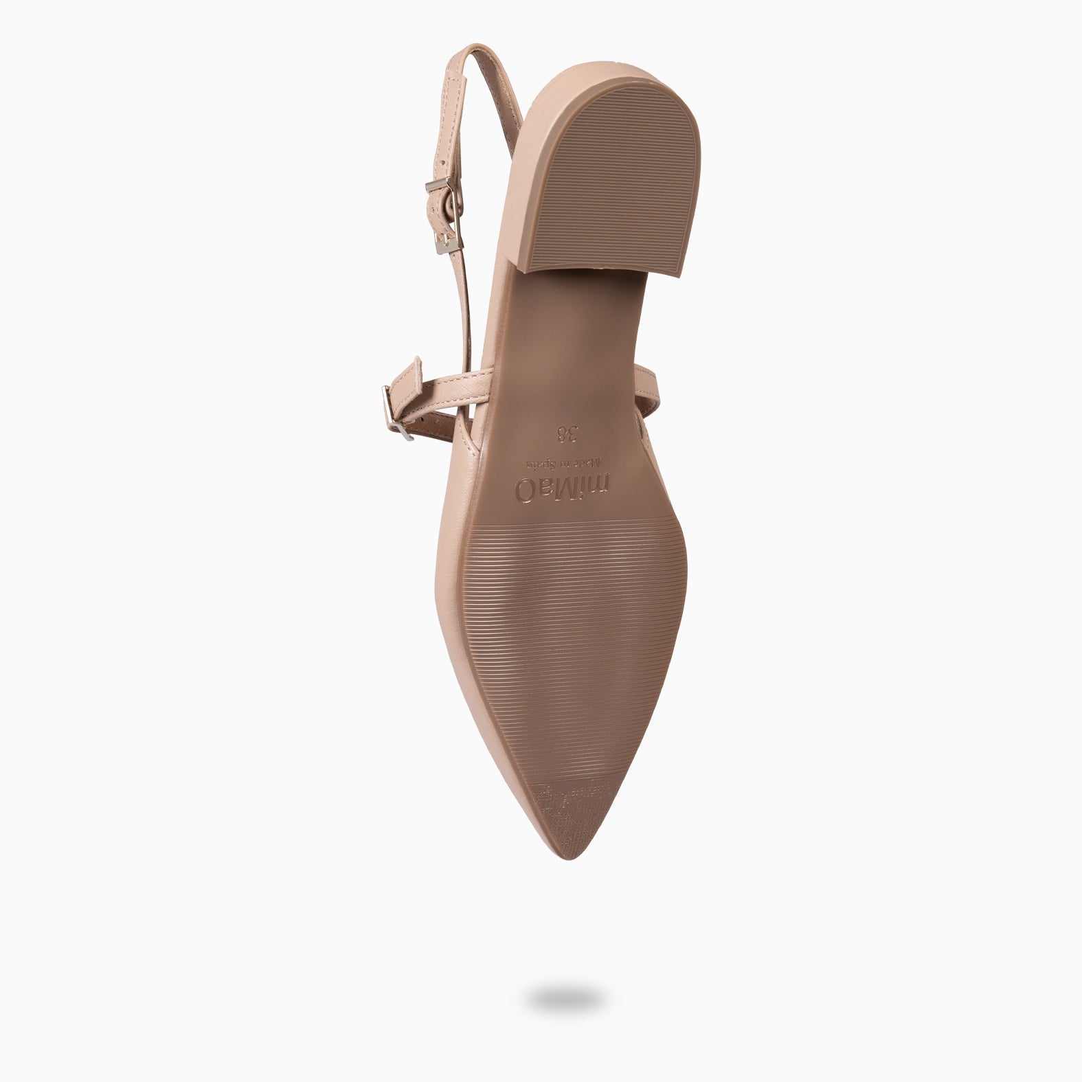 EVA - ZAPATOS ELEGANTES DESTALONADOS NUDE