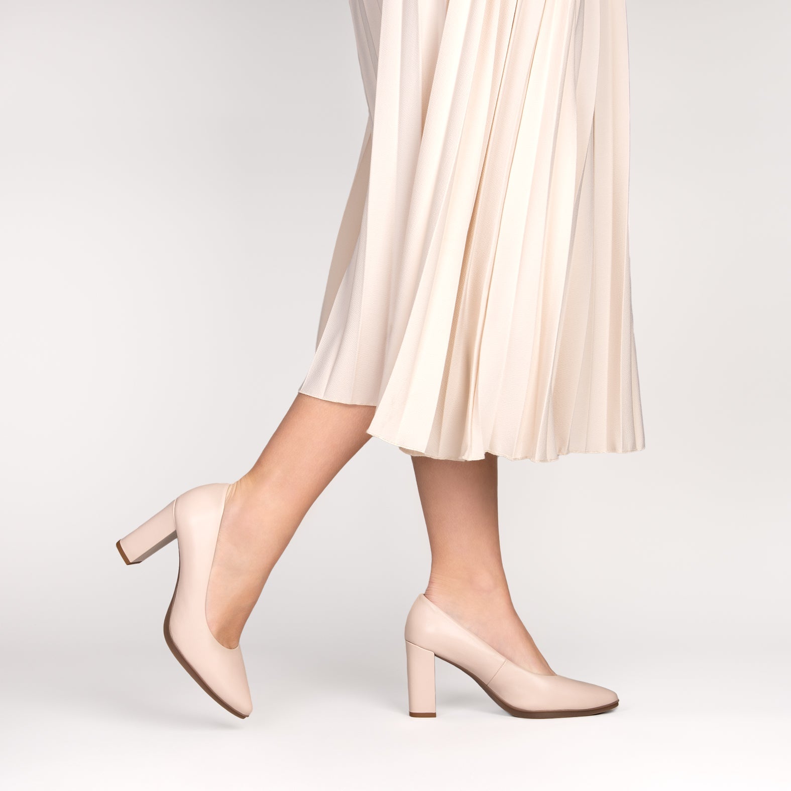 URBAN SALÓN - Zapatos de tacón alto de napa ROSA CLARO