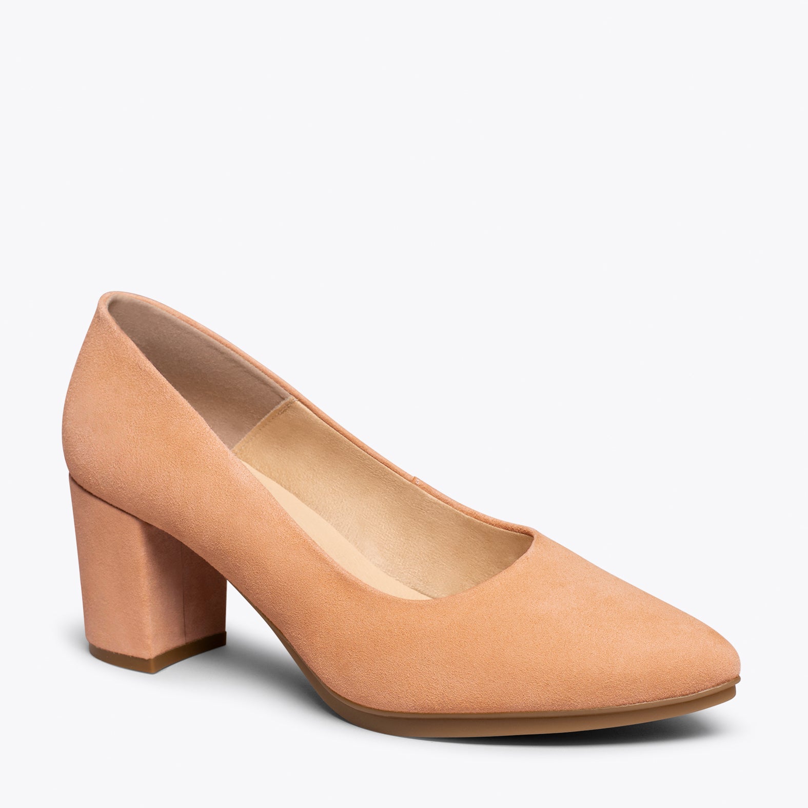 URBAN S - Zapatos de tacón medio de ante TIERRA