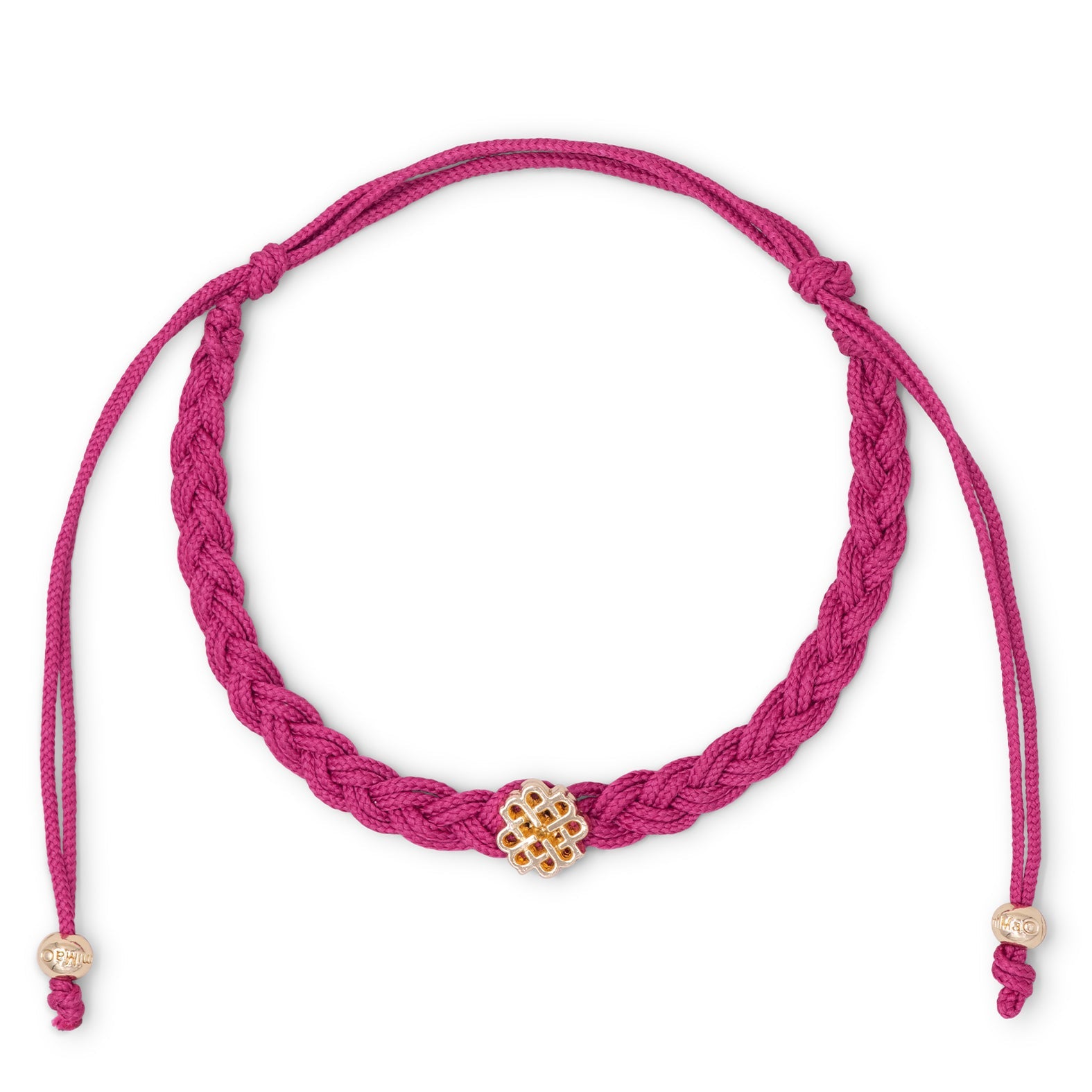 PULSERA BUGANVILLA DE LA FELICIDAD ORO
