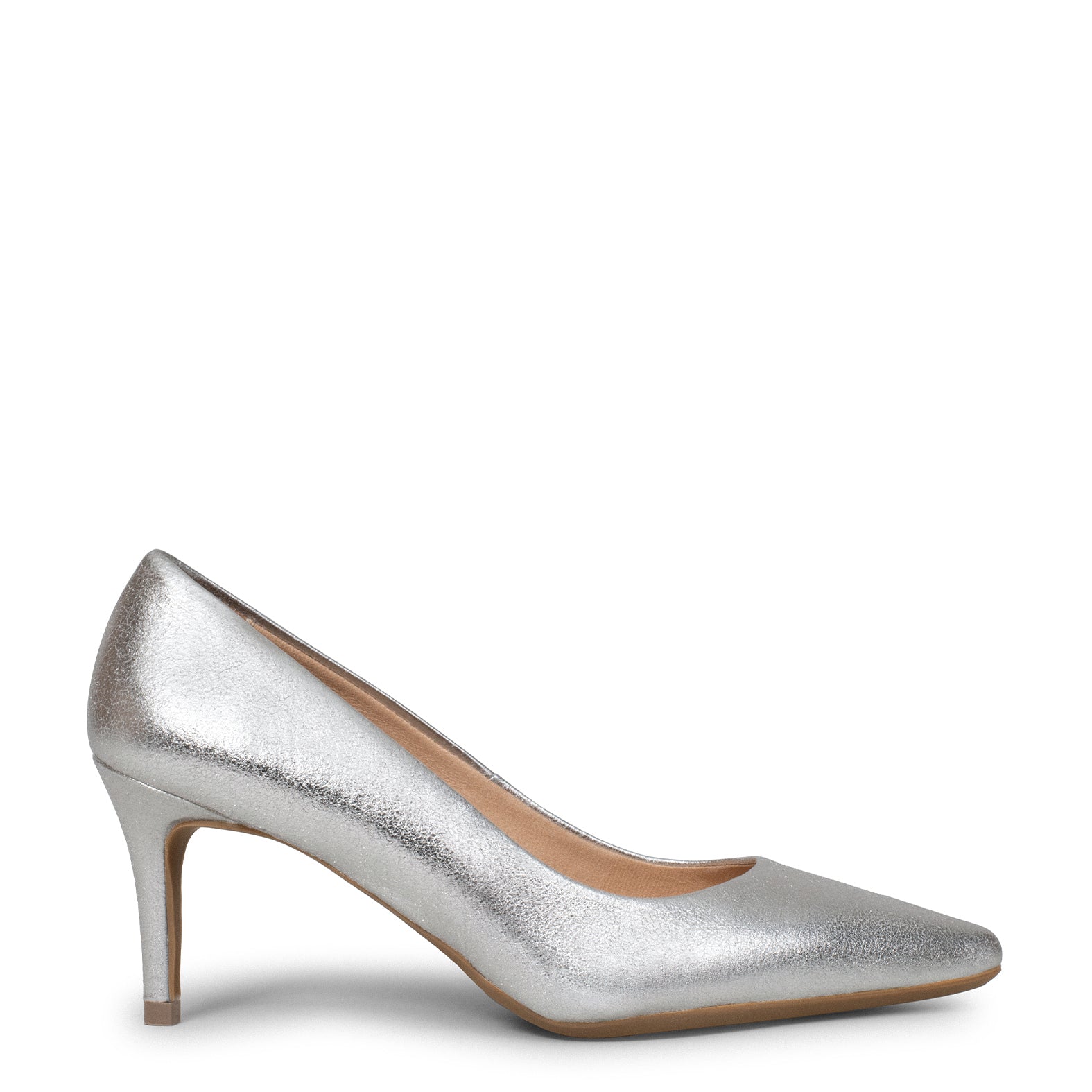 STILETTO SPLASH - Zapatos de tacón de aguja Metalizados PLATA