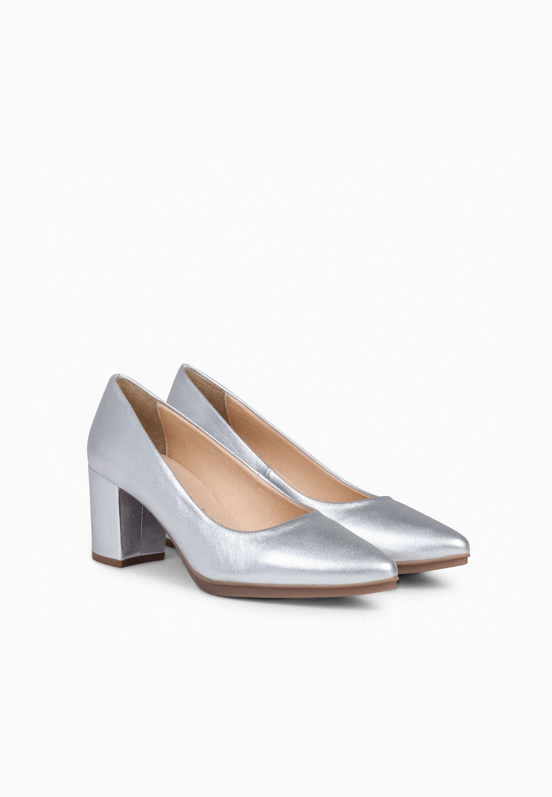 URBAN S SPLASH - Zapatos de tacón metalizados PLATA