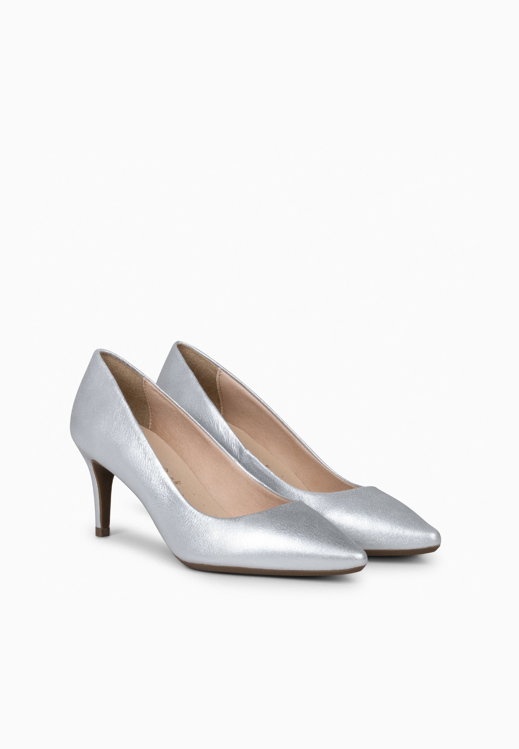 STILETTO SPLASH - Zapatos de tacón de aguja Metalizados PLATA