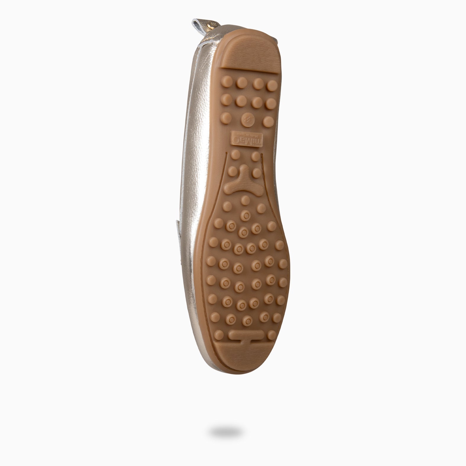 MONTEZ – Mocasín plano PLATINO