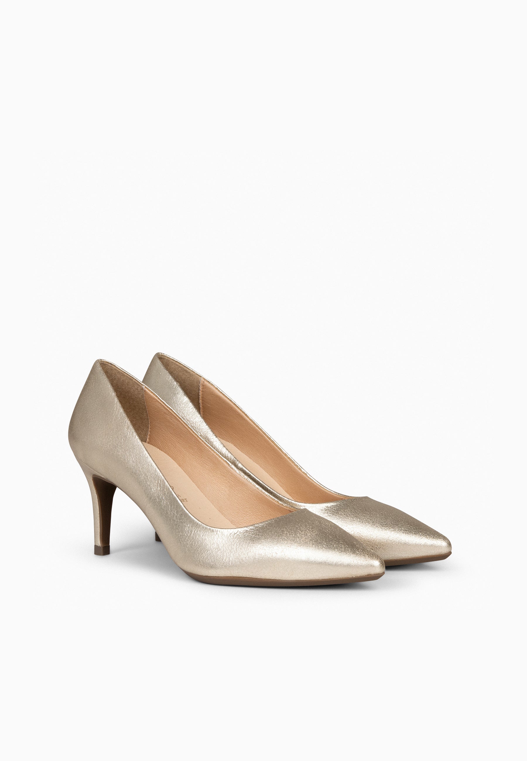 STILETTO SPLASH - Zapatos de tacón de aguja Metalizados PLATINO