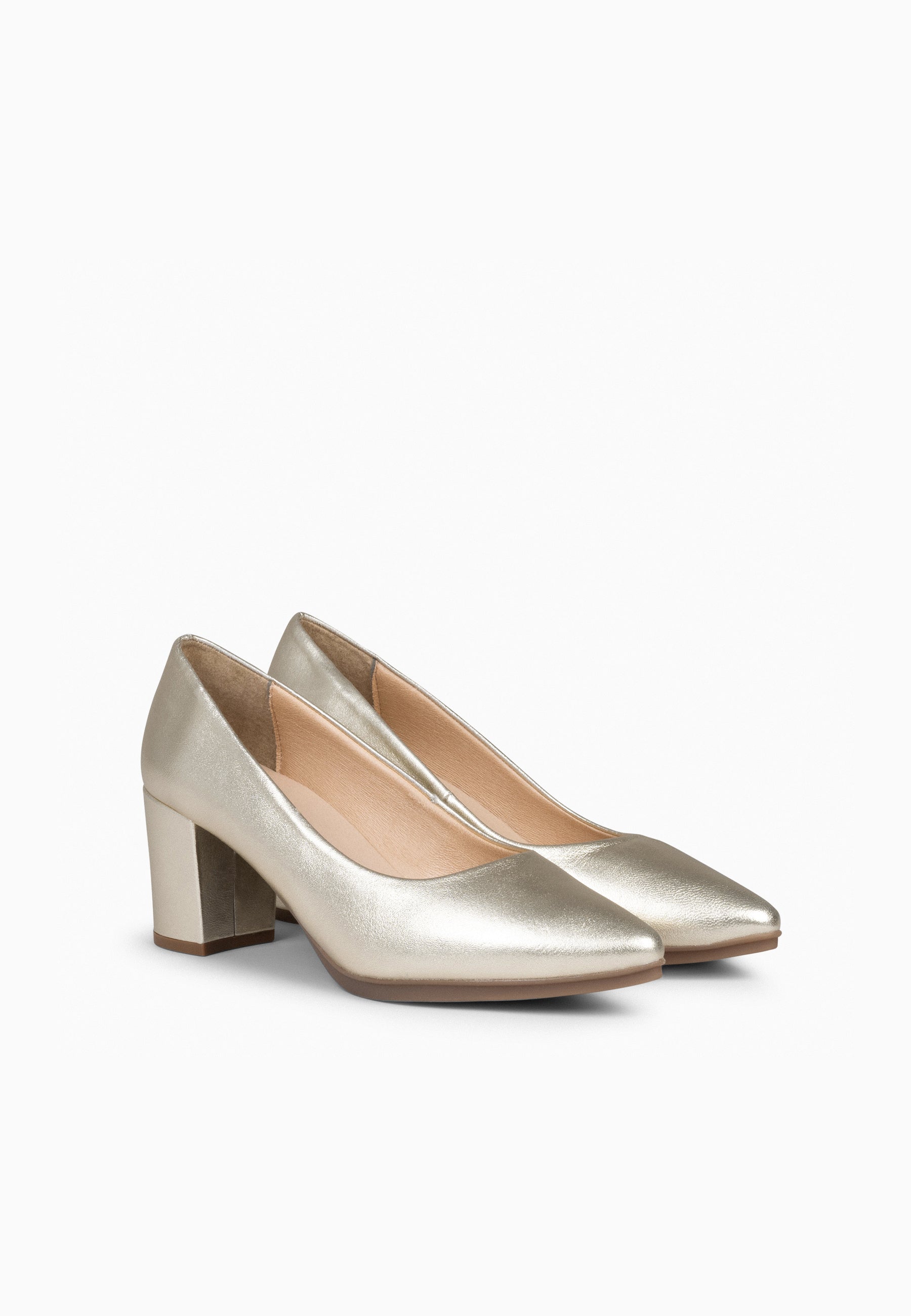 URBAN S SPLASH - Zapatos de tacón metalizados PLATINO