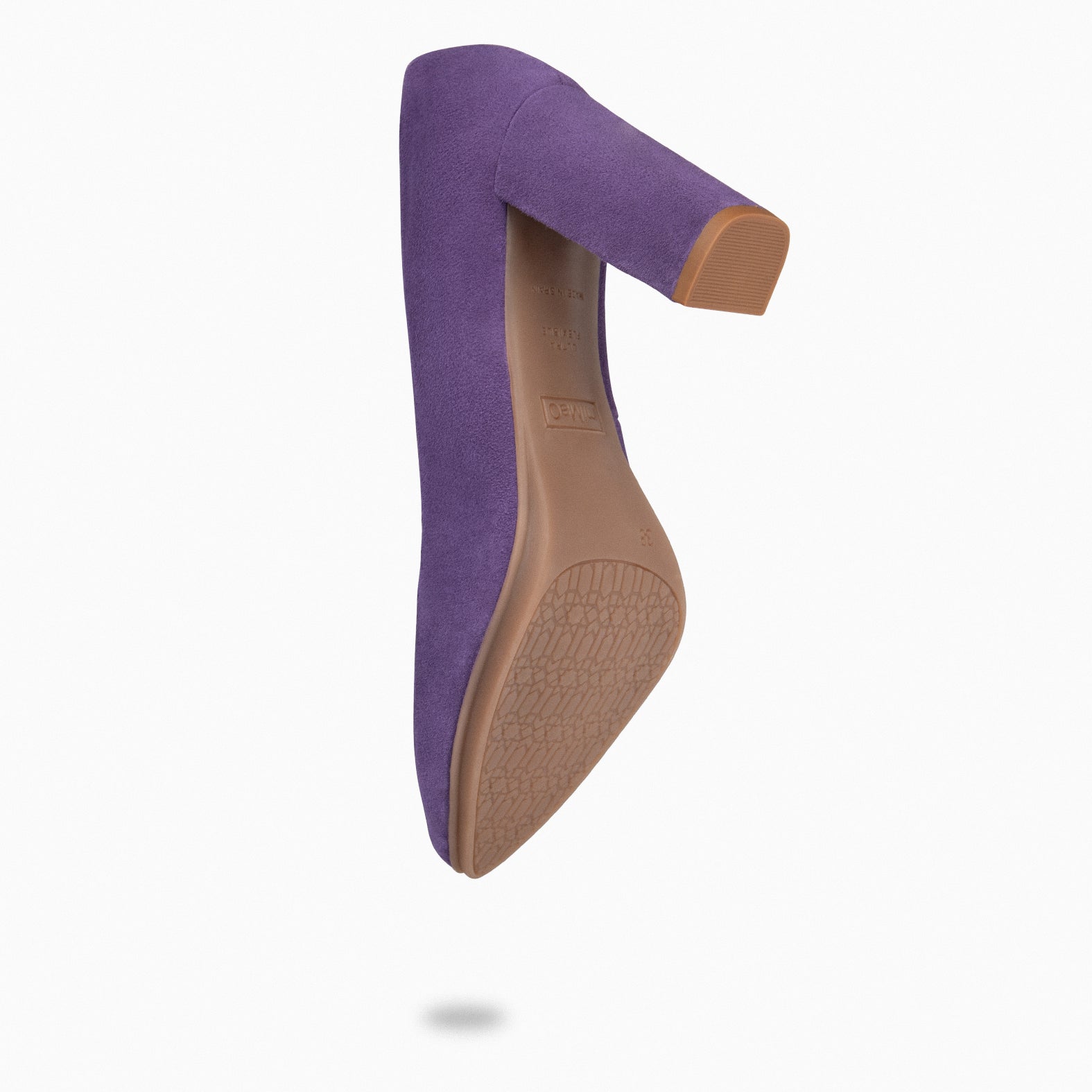 URBAN - Zapatos de tacón alto de ante MORADO