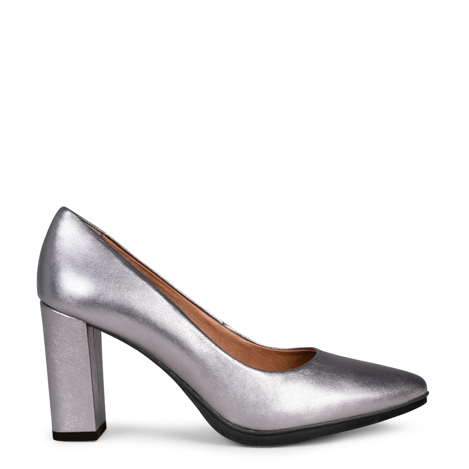 URBAN SPLASH - Zapatos de tacón con piel metalizado en PLATA