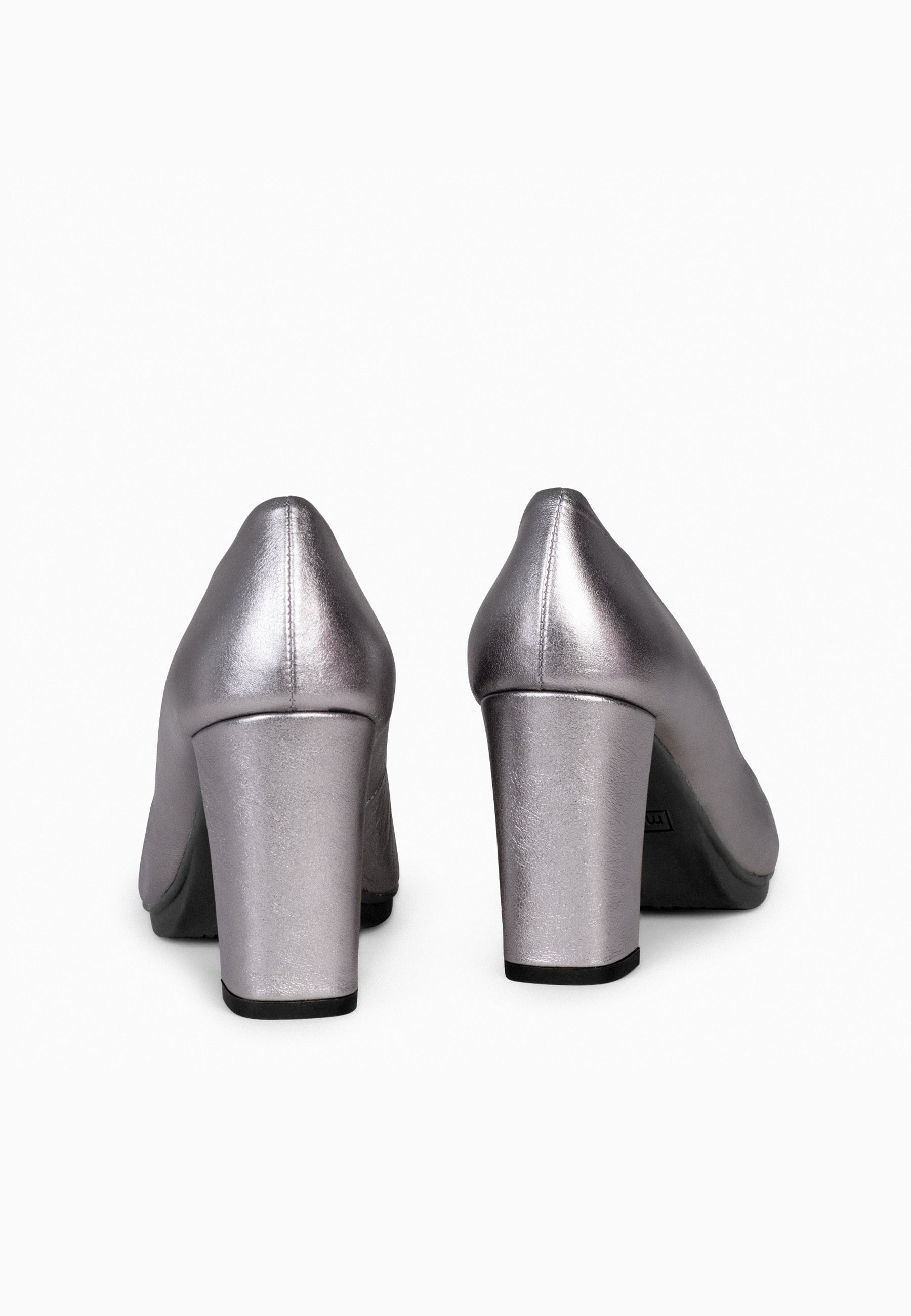 URBAN SPLASH - Zapatos de tacón con piel metalizado en PLATA