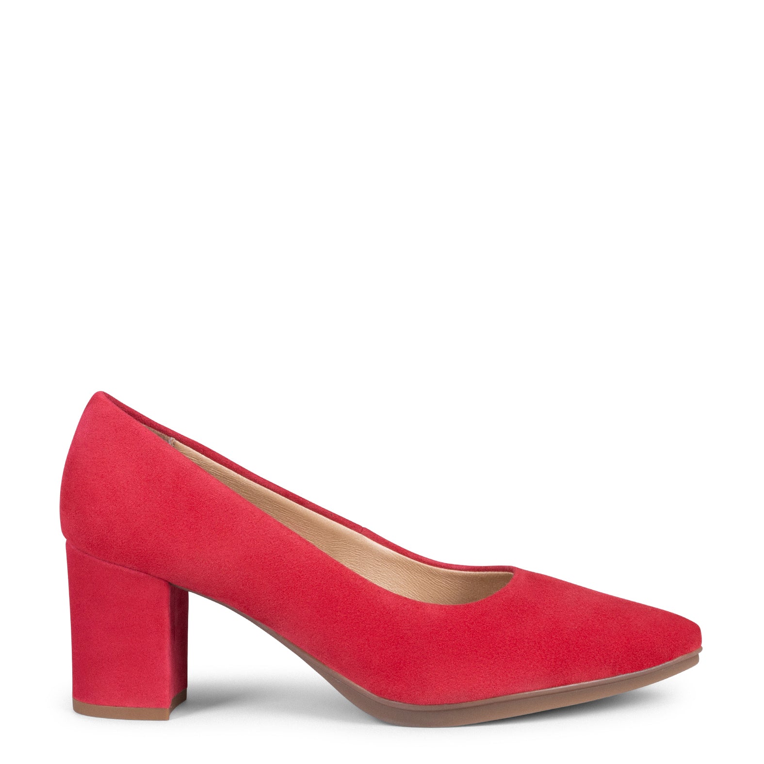 URBAN S - Zapato de tacón medio ante ROJO