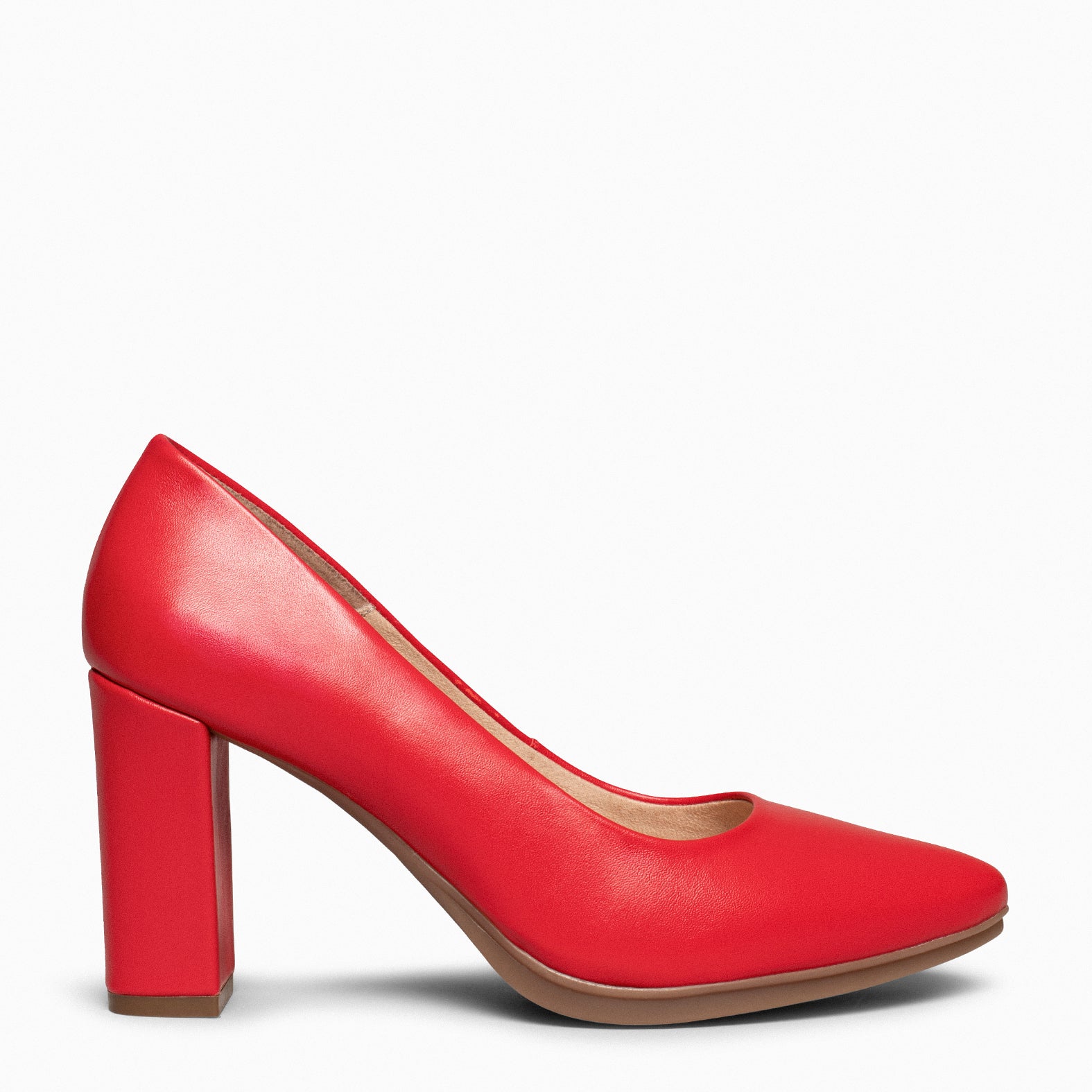 URBAN SALÓN - Zapatos de tacón alto de napa ROJO